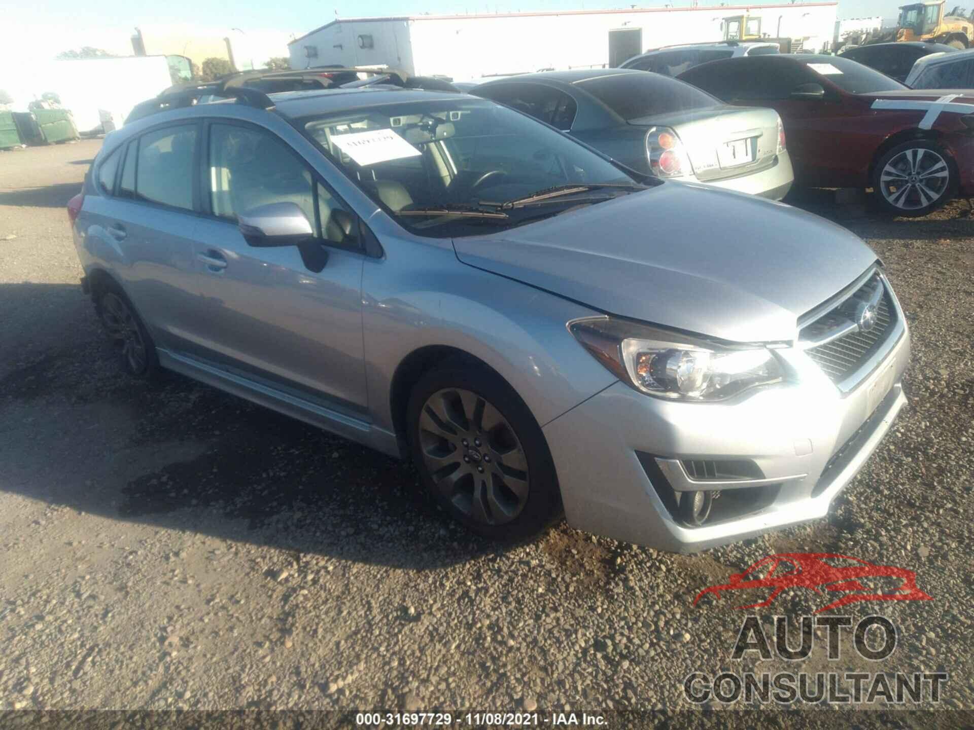 SUBARU IMPREZA WAGON 2016 - JF1GPAY61G8256481