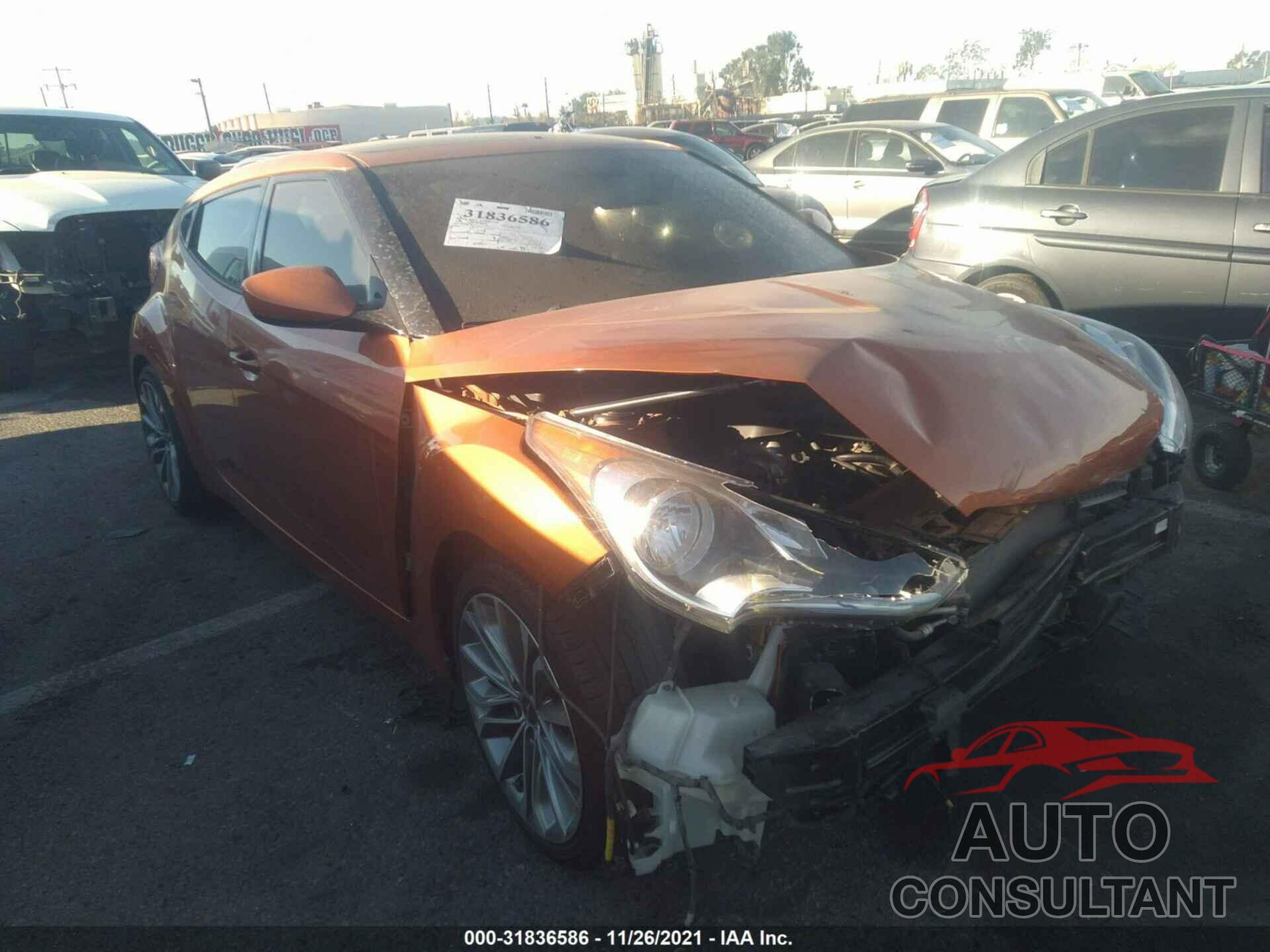 HYUNDAI VELOSTER 2017 - KMHTC6AD9HU312293