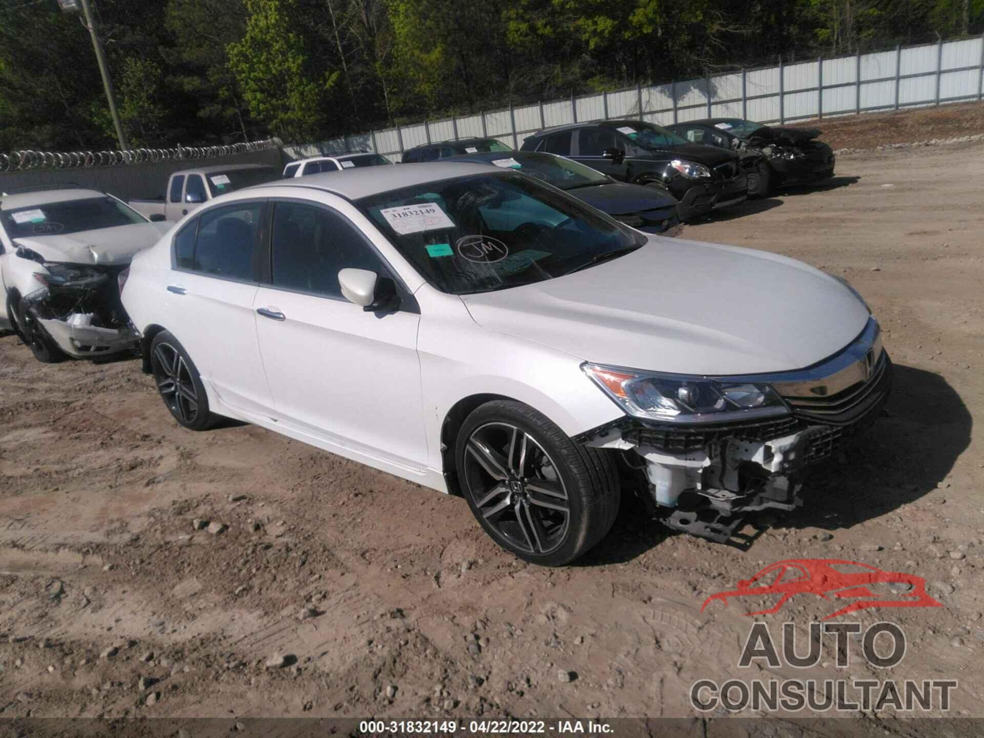 HONDA ACCORD SEDAN 2016 - 1HGCR2F61GA192447