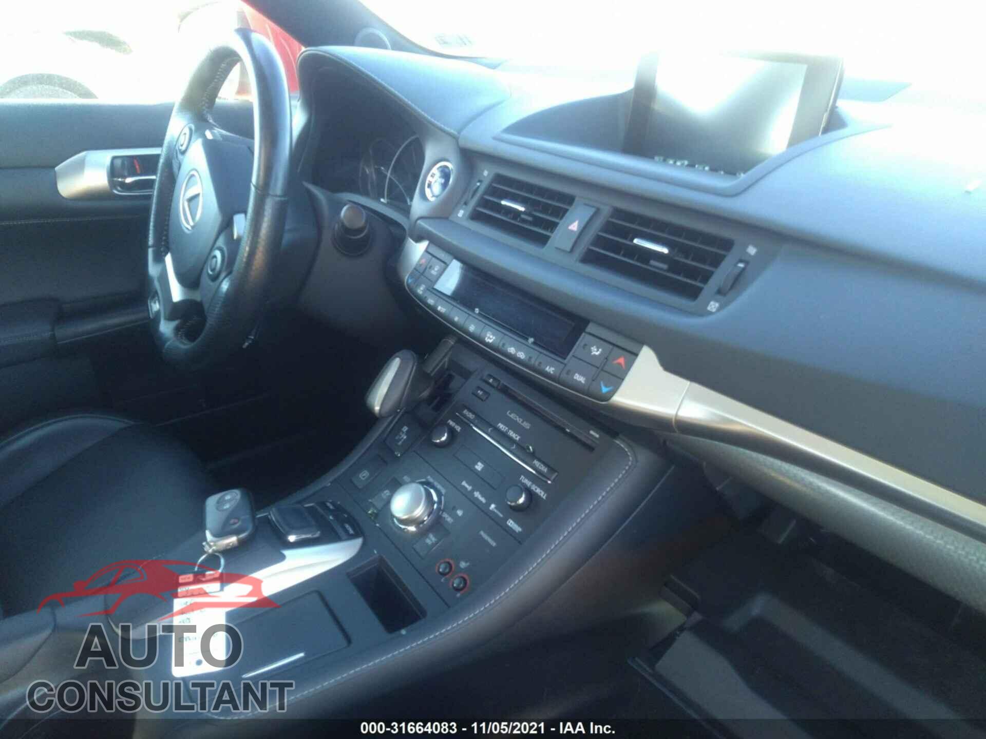 LEXUS CT 2017 - JTHKD5BH2H2289958
