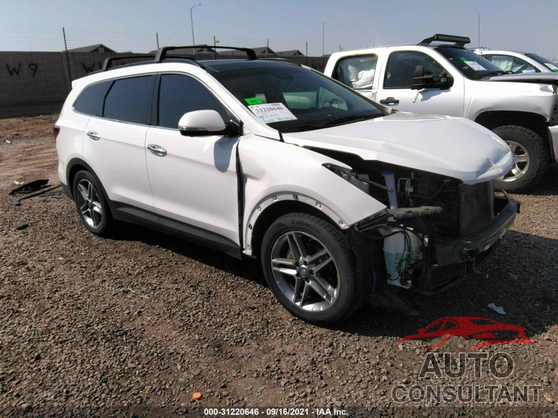 HYUNDAI SANTA FE 2017 - KM8SR4HF6HU228227