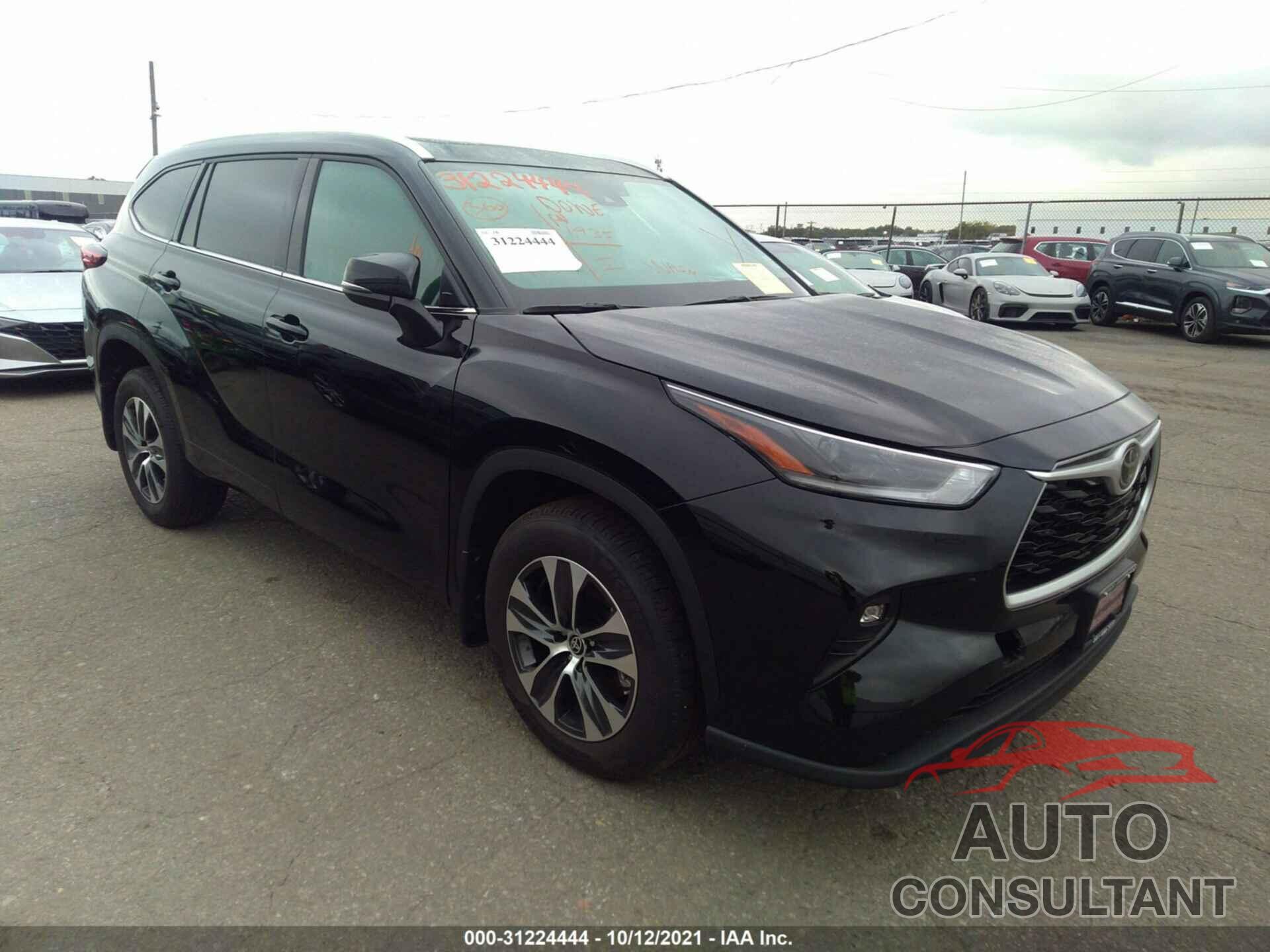 TOYOTA HIGHLANDER 2021 - 5TDGZRBH4MS554060