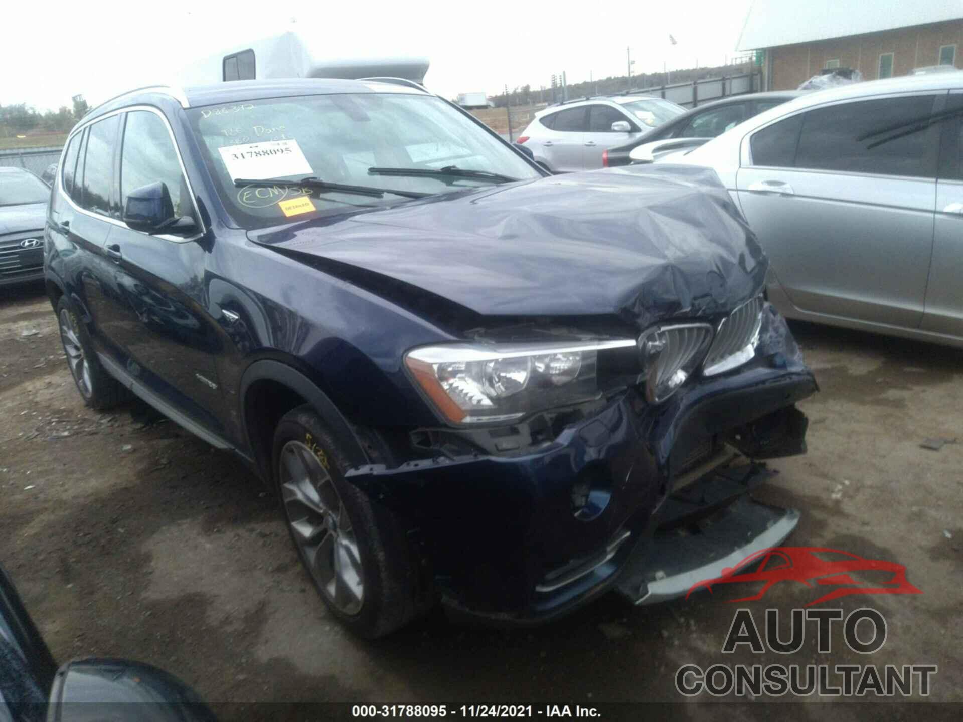 BMW X3 2016 - 5UXWX9C50G0D88392