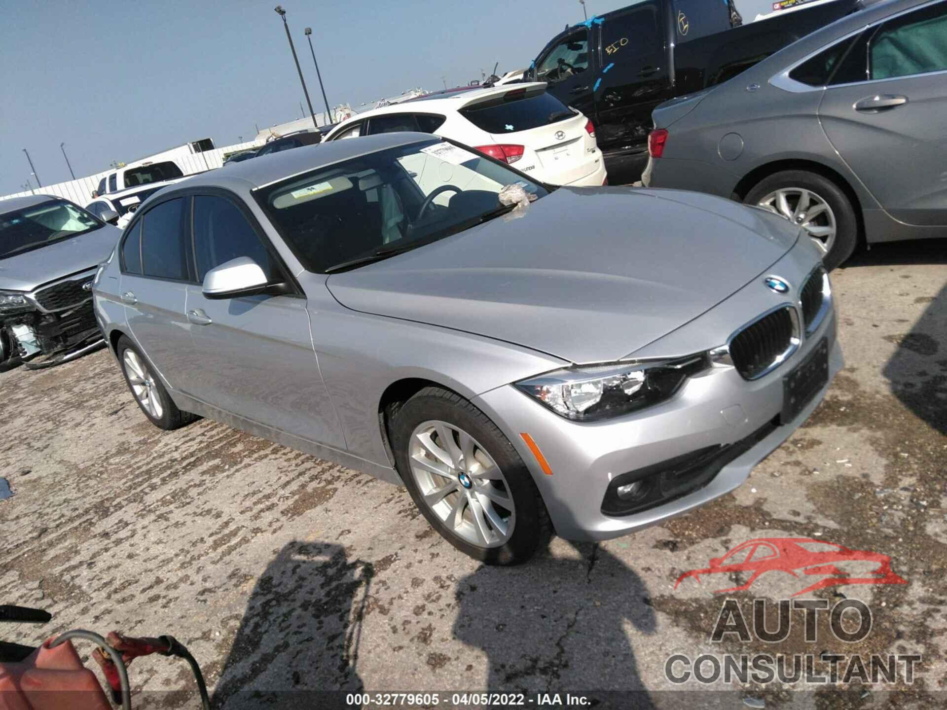 BMW 3 SERIES 2017 - WBA8E1G53HNU14624