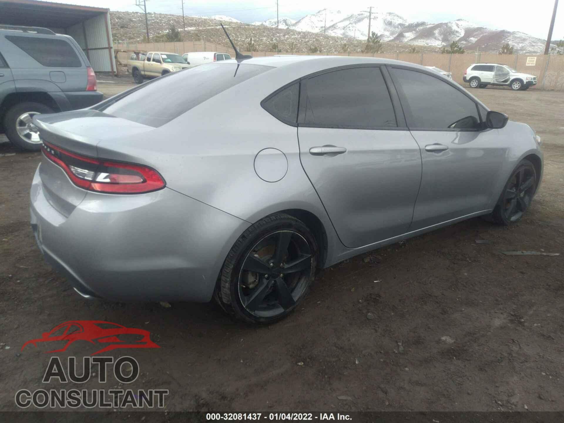 DODGE DART 2016 - 1C3CDFBBXGD591979