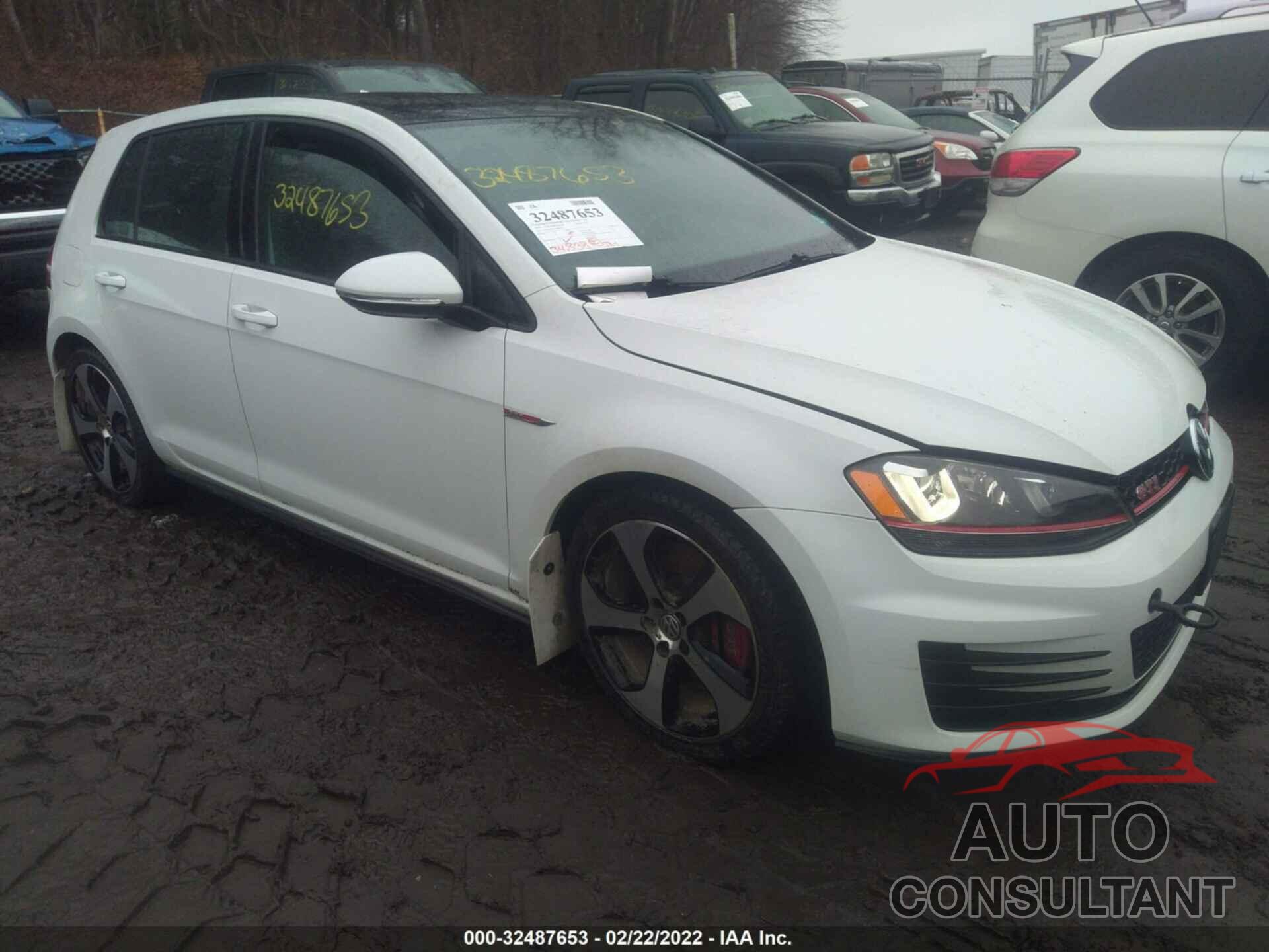VOLKSWAGEN GOLF GTI 2016 - 3VW547AU1GM065612