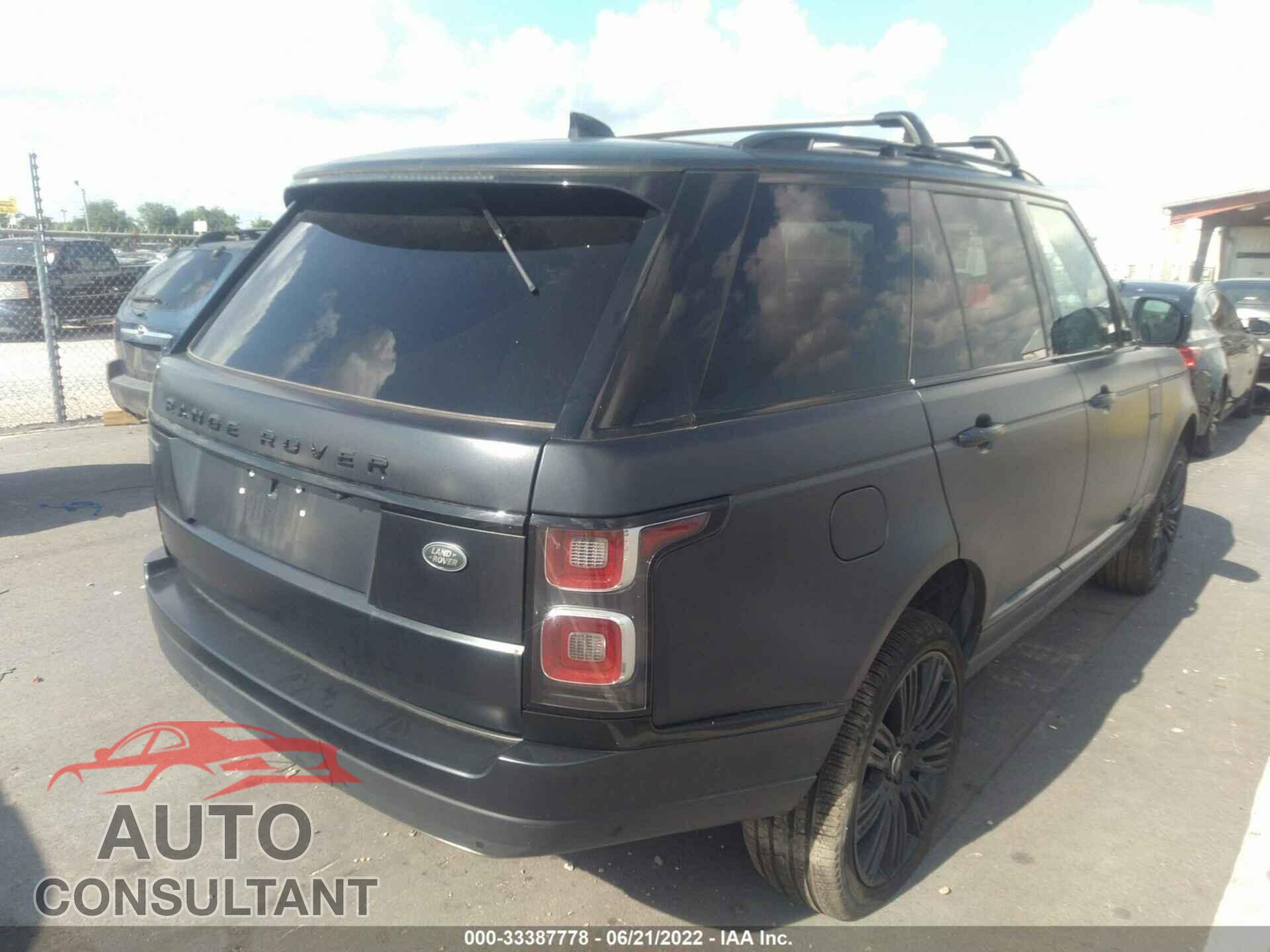 LAND ROVER RANGE ROVER 2019 - SALGS2REXKA532171