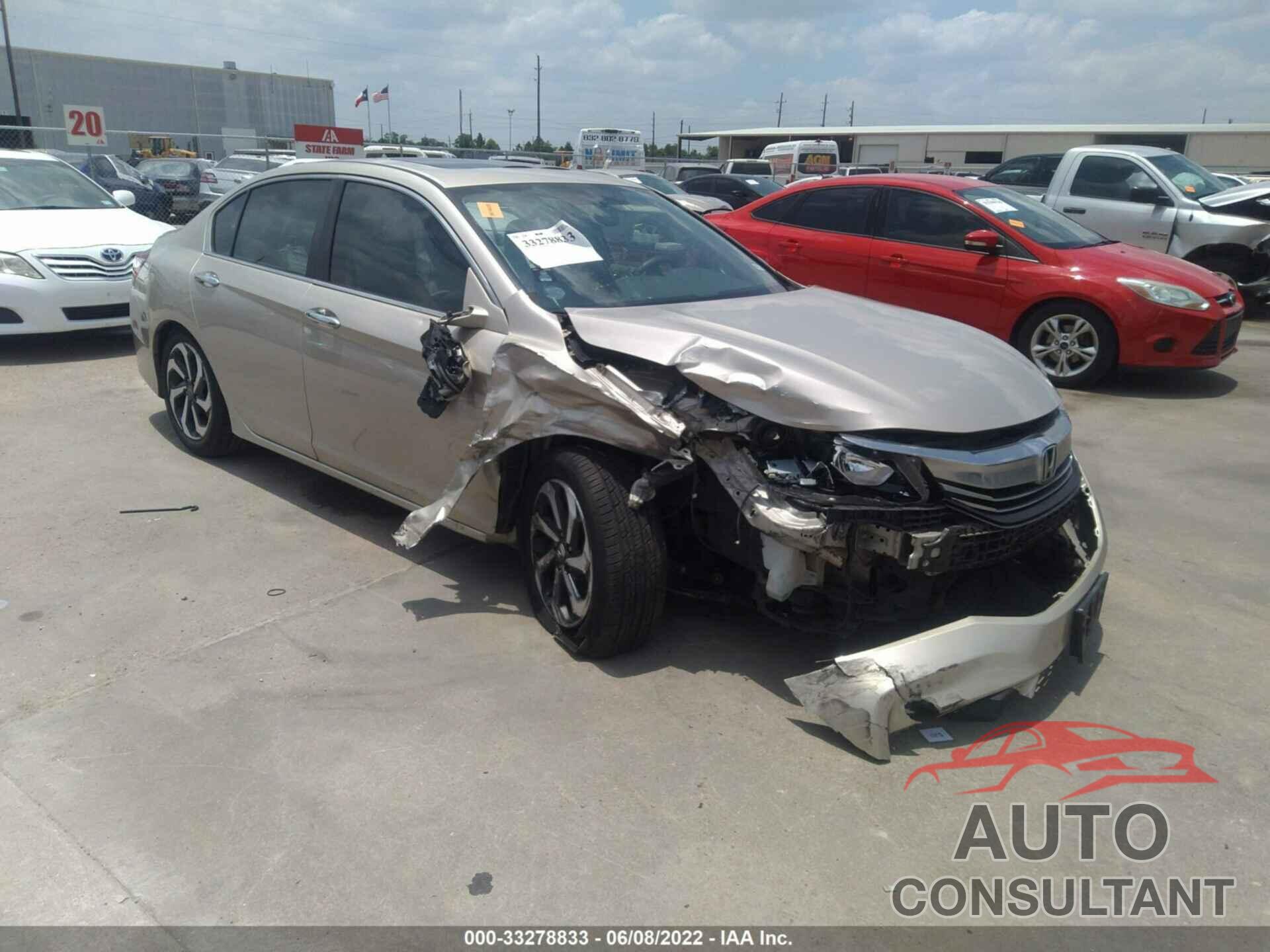 HONDA ACCORD SEDAN 2016 - 1HGCR2F80GA098299