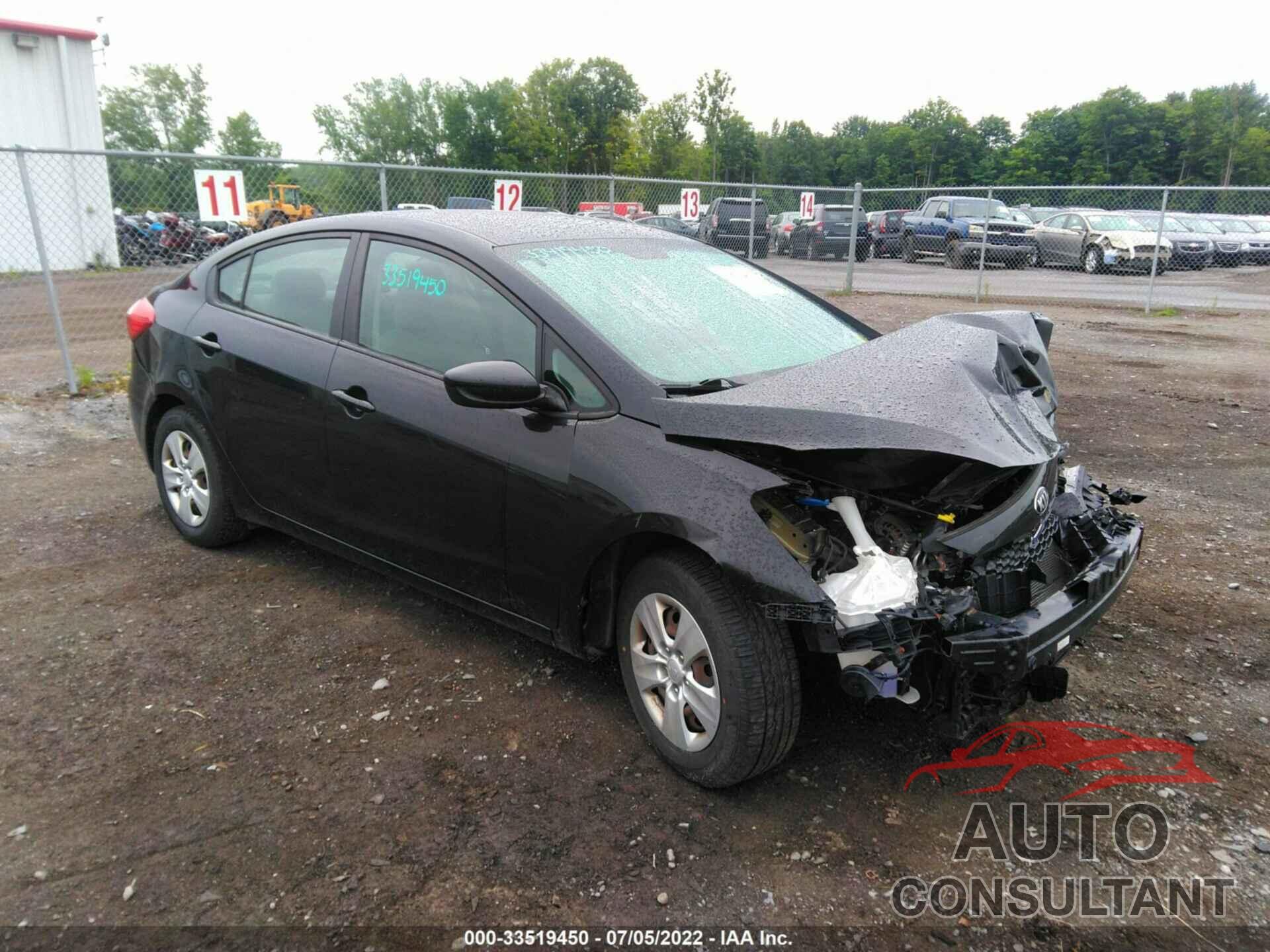 KIA FORTE 2016 - KNAFK4A60G5538125