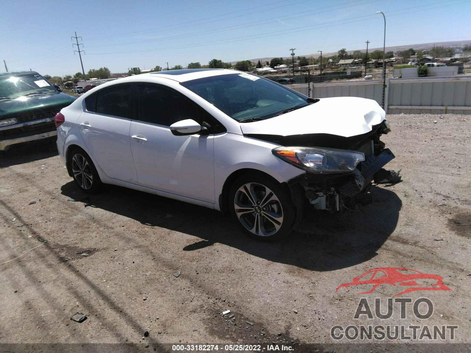 KIA FORTE 2016 - KNAFZ4A80G5526229