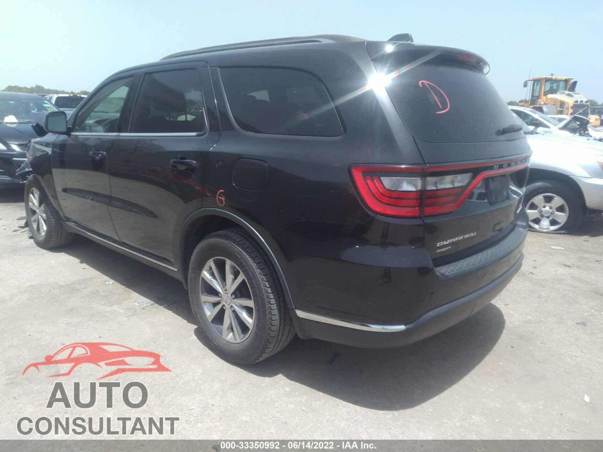DODGE DURANGO 2016 - 1C4RDJDGXGC460137