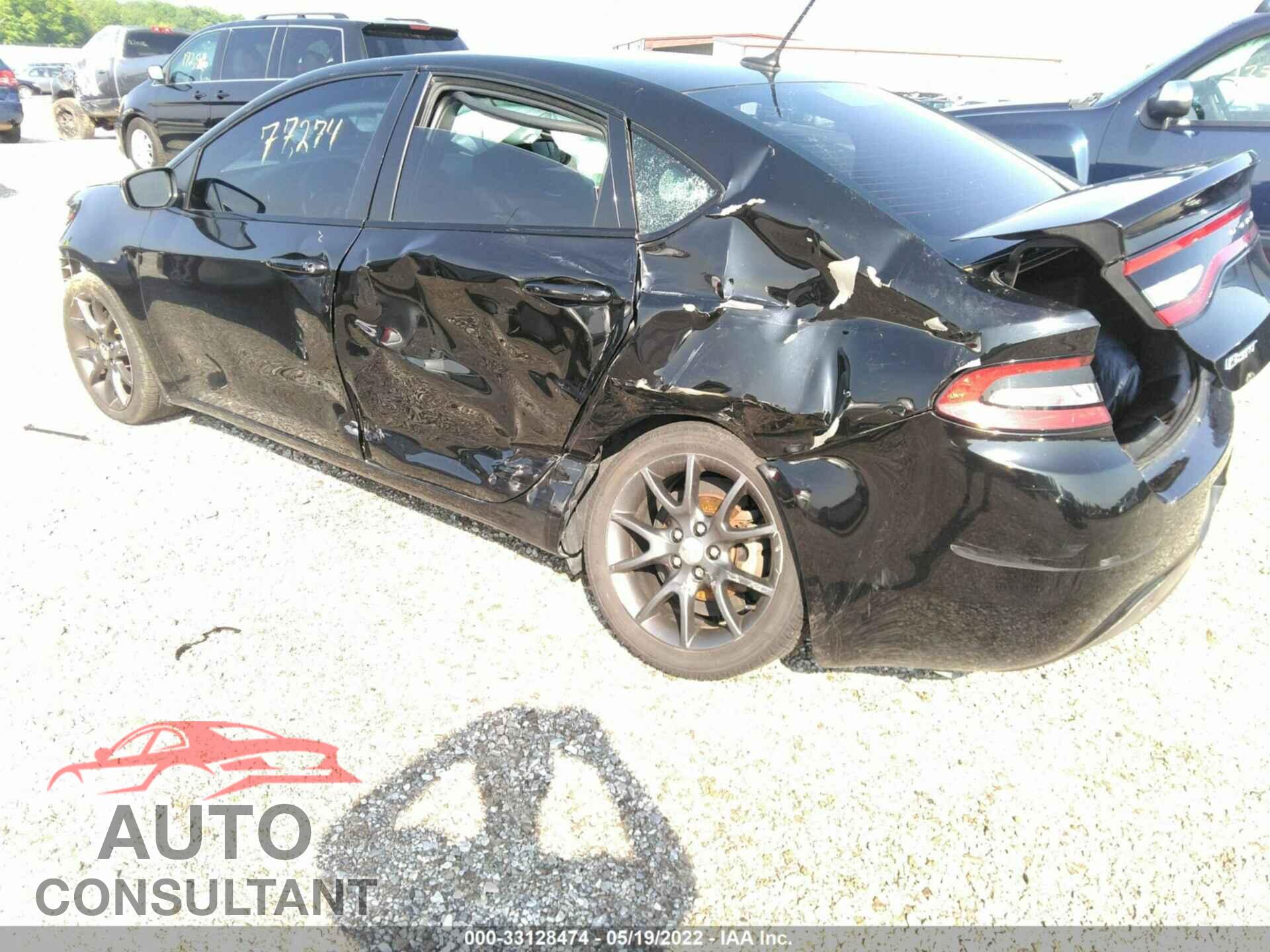 DODGE DART 2016 - 1C3CDFAA6GD533697