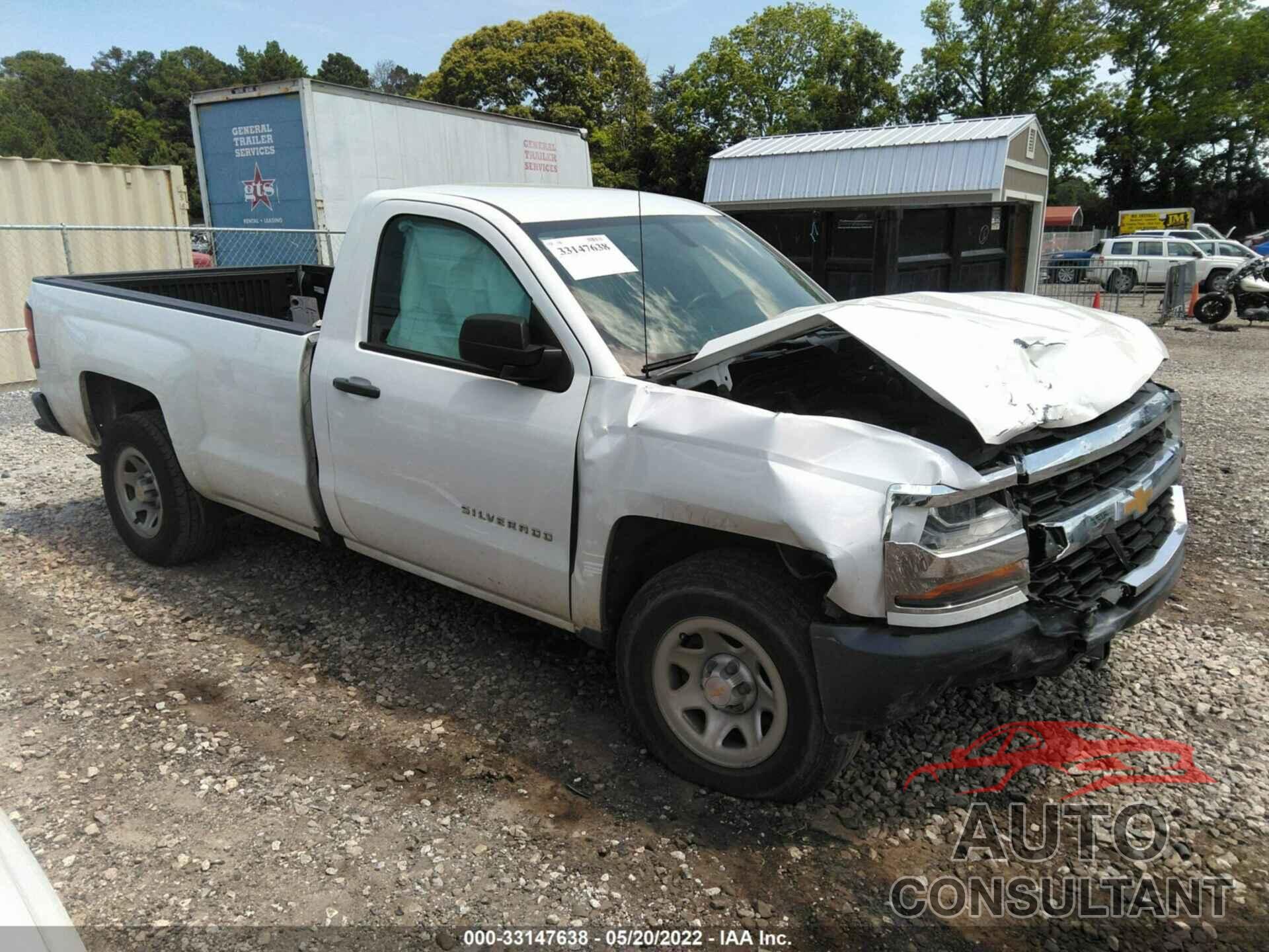 CHEVROLET SILVERADO 1500 2018 - 1GCNCNEH2JZ281675