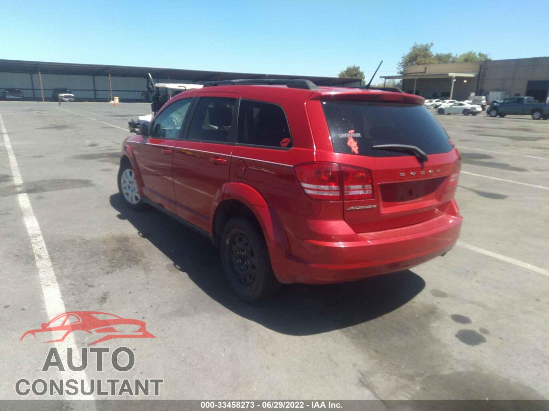 DODGE JOURNEY 2017 - 3C4PDCAB8HT559332