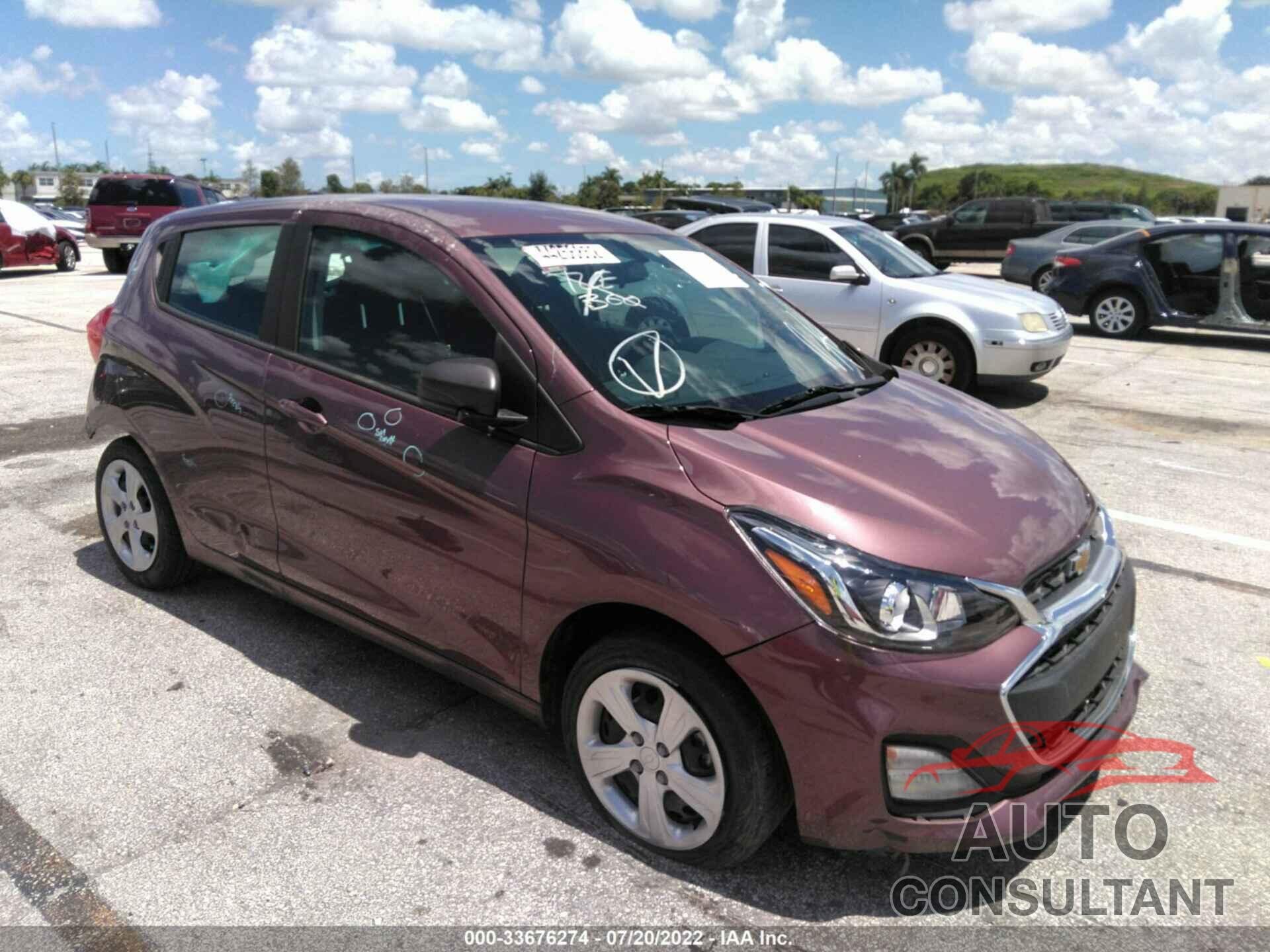 CHEVROLET SPARK 2020 - KL8CB6SA3LC451337