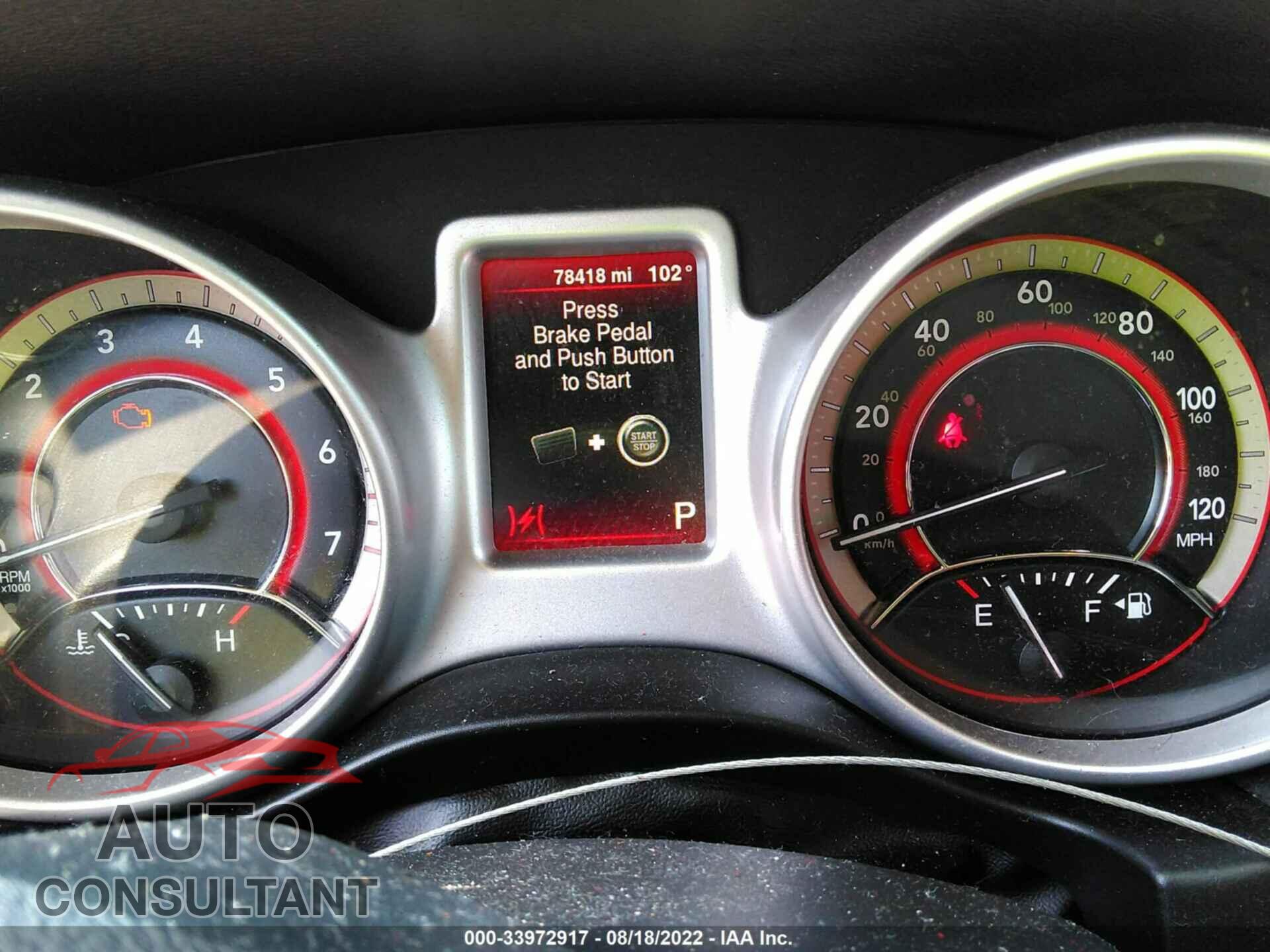 DODGE JOURNEY 2016 - 3C4PDCAB9GT228225