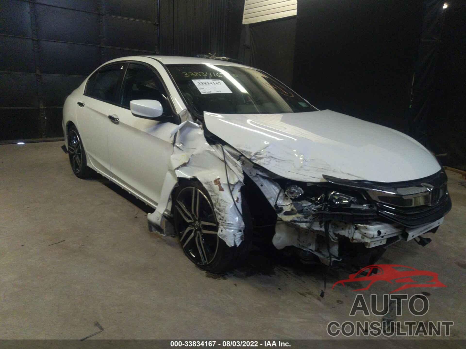 HONDA ACCORD SEDAN 2016 - 1HGCR2F58GA018477