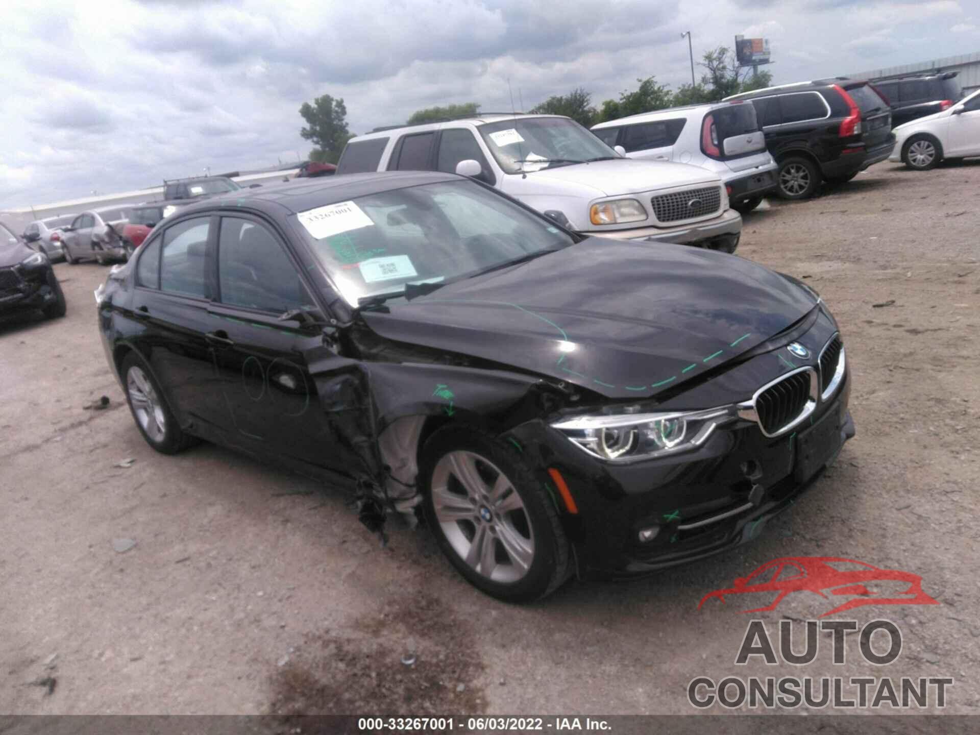 BMW 3 SERIES 2016 - WBA8E9G53GNT81766