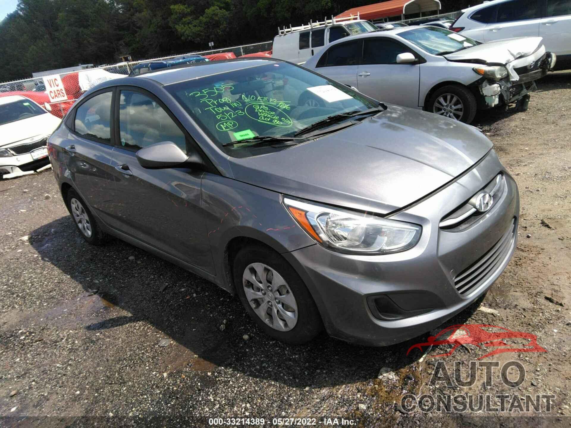 HYUNDAI ACCENT 2016 - KMHCT4AE5GU157219