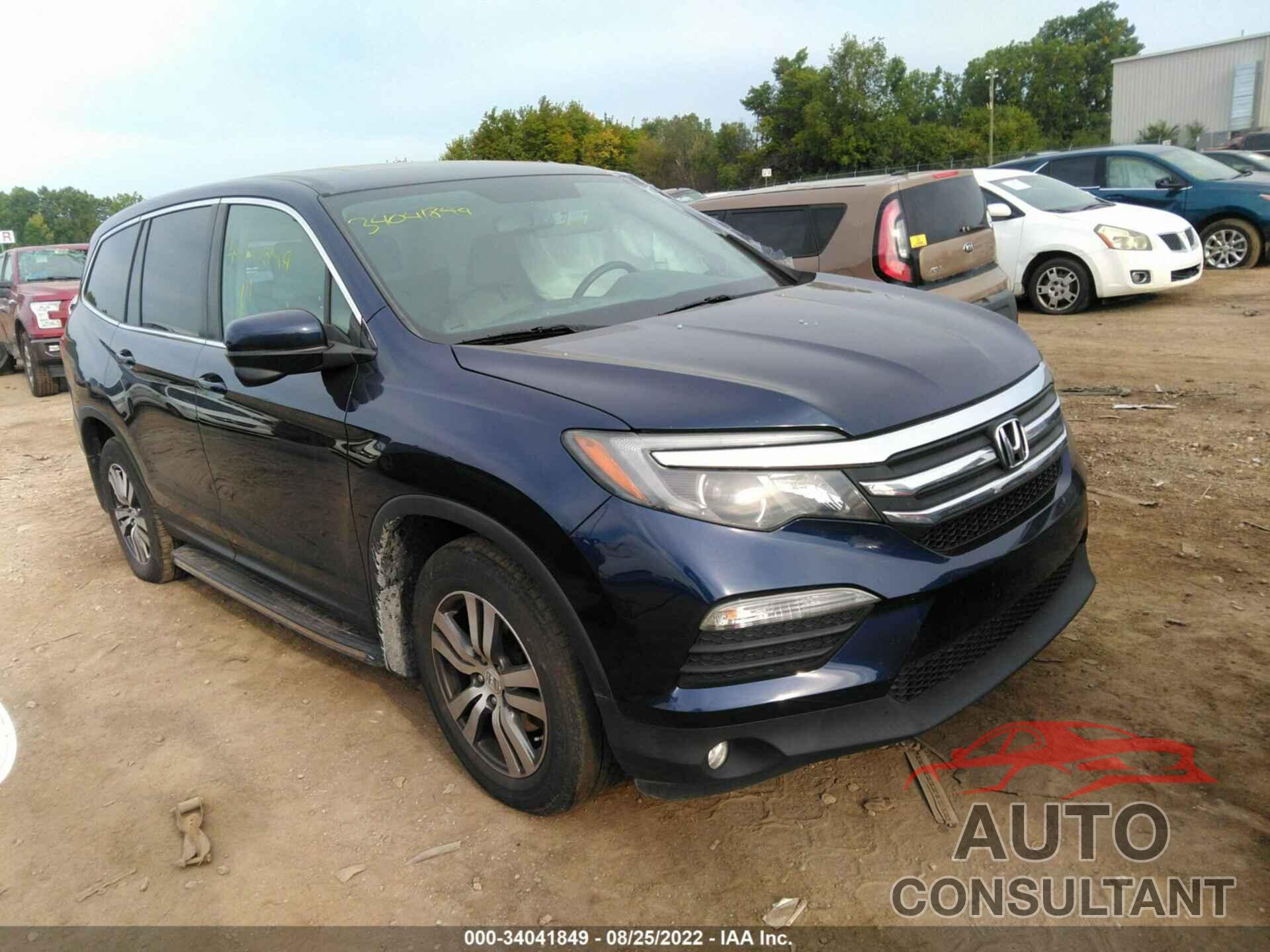 HONDA PILOT 2016 - 5FNYF6H57GB122497
