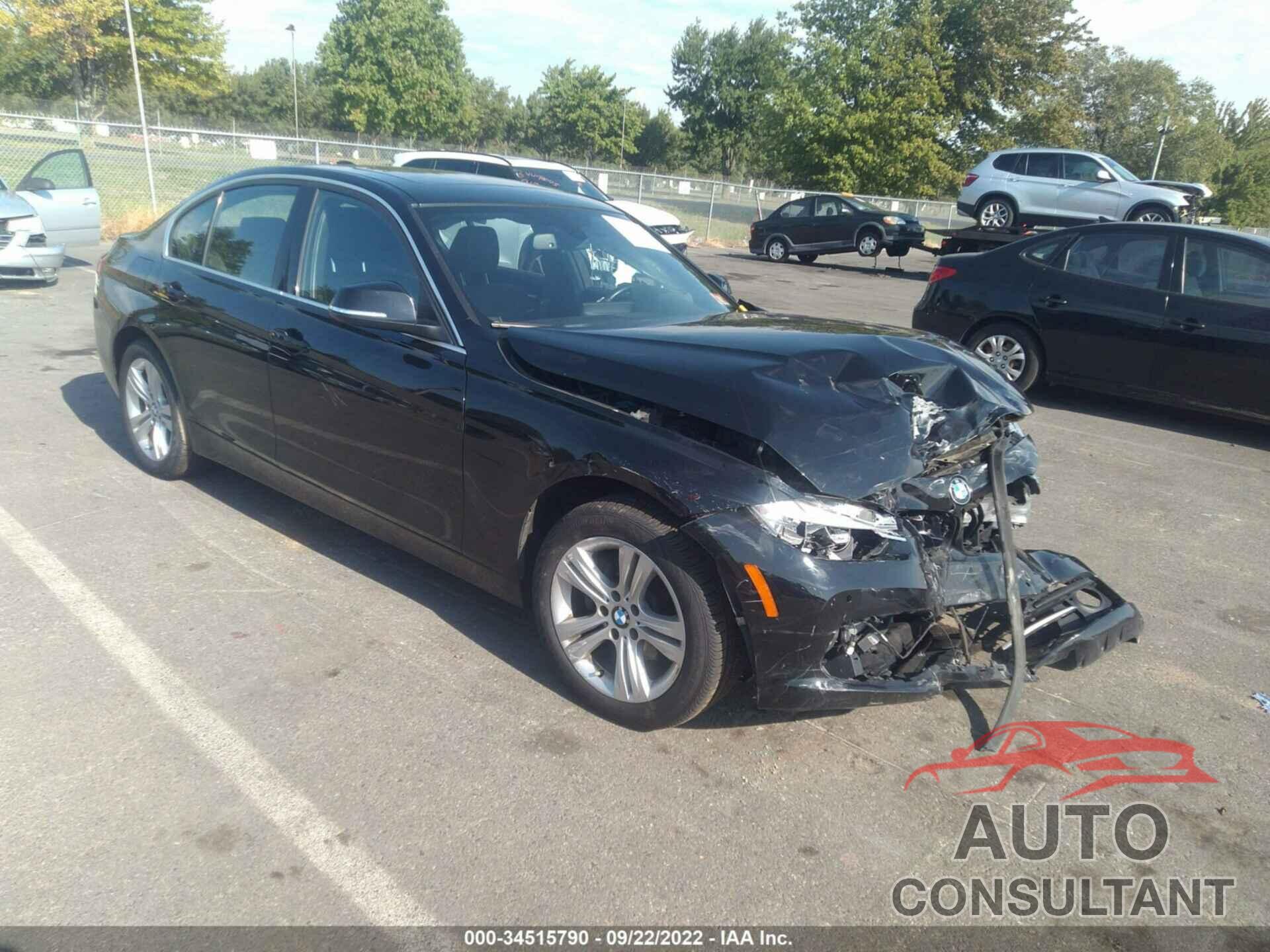 BMW 3 SERIES 2017 - WBA8D9G34HNU64397