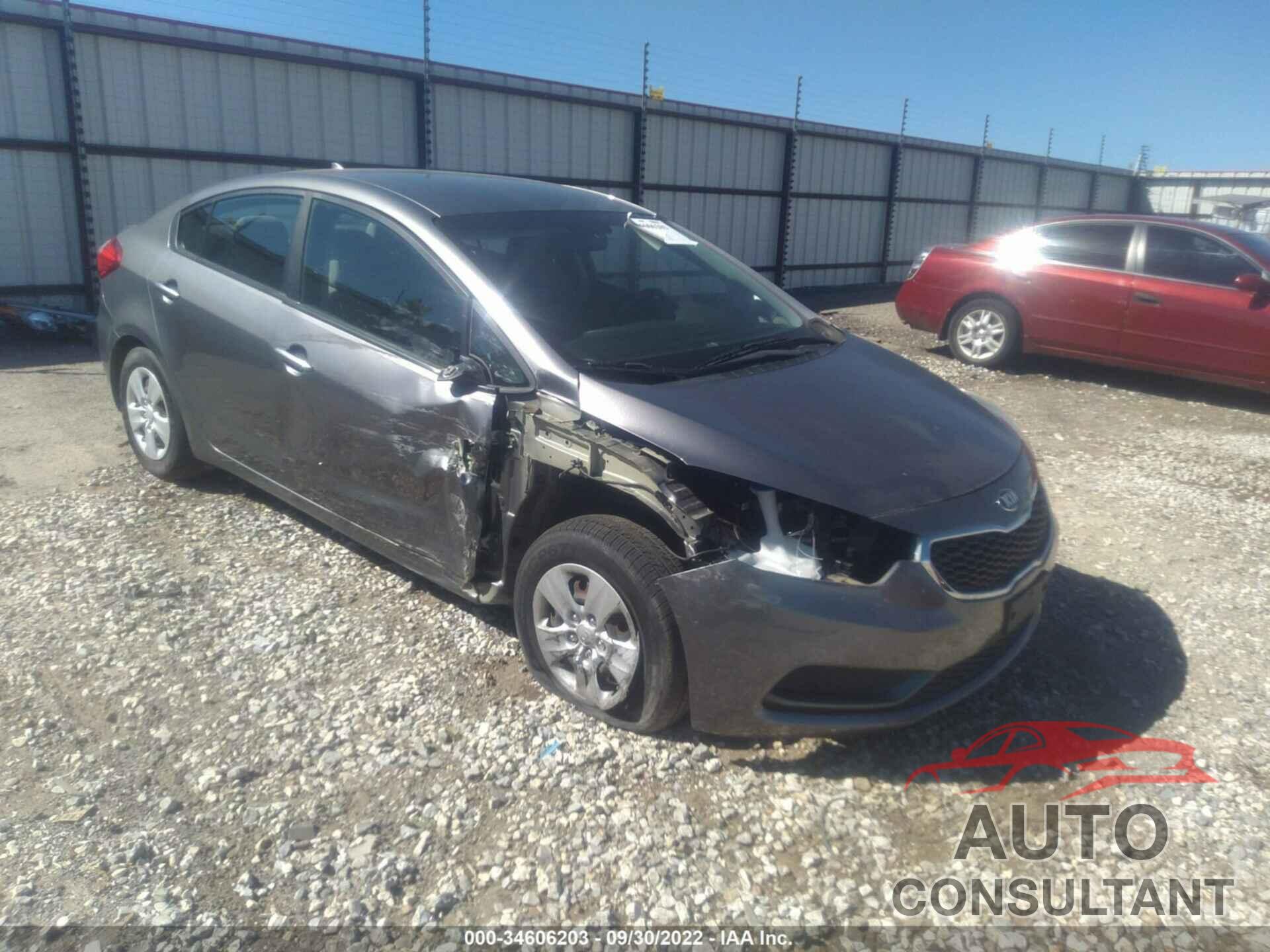 KIA FORTE 2016 - KNAFX4A64G5535858