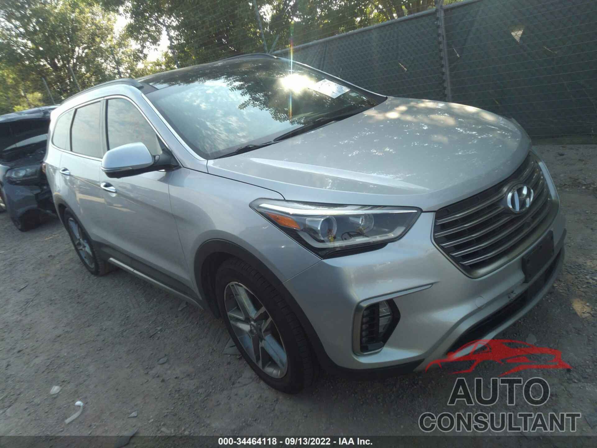 HYUNDAI SANTA FE 2017 - KM8SR4HF8HU247460