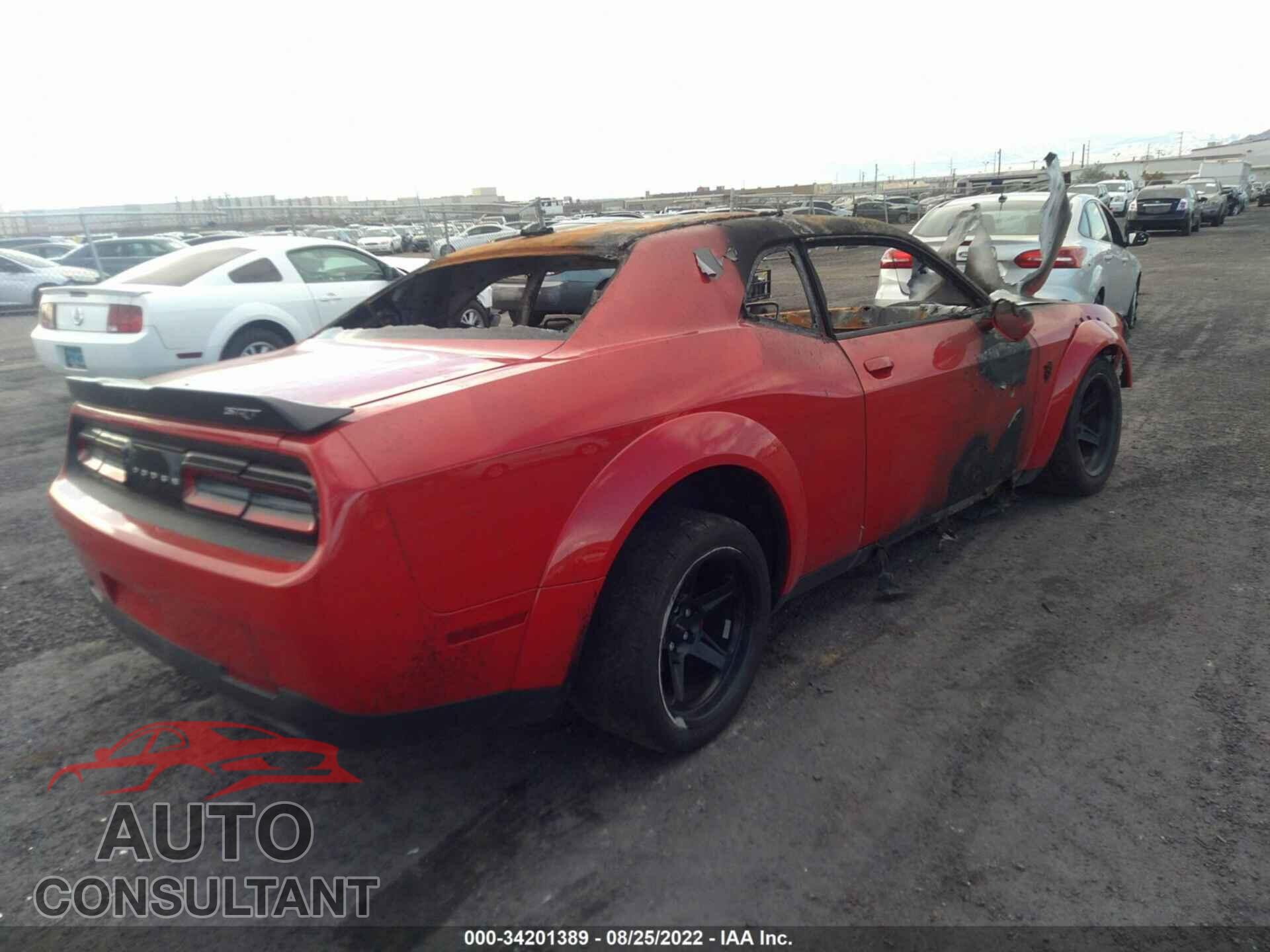 DODGE CHALLENGER 2018 - 2C3CDZH91JH101204