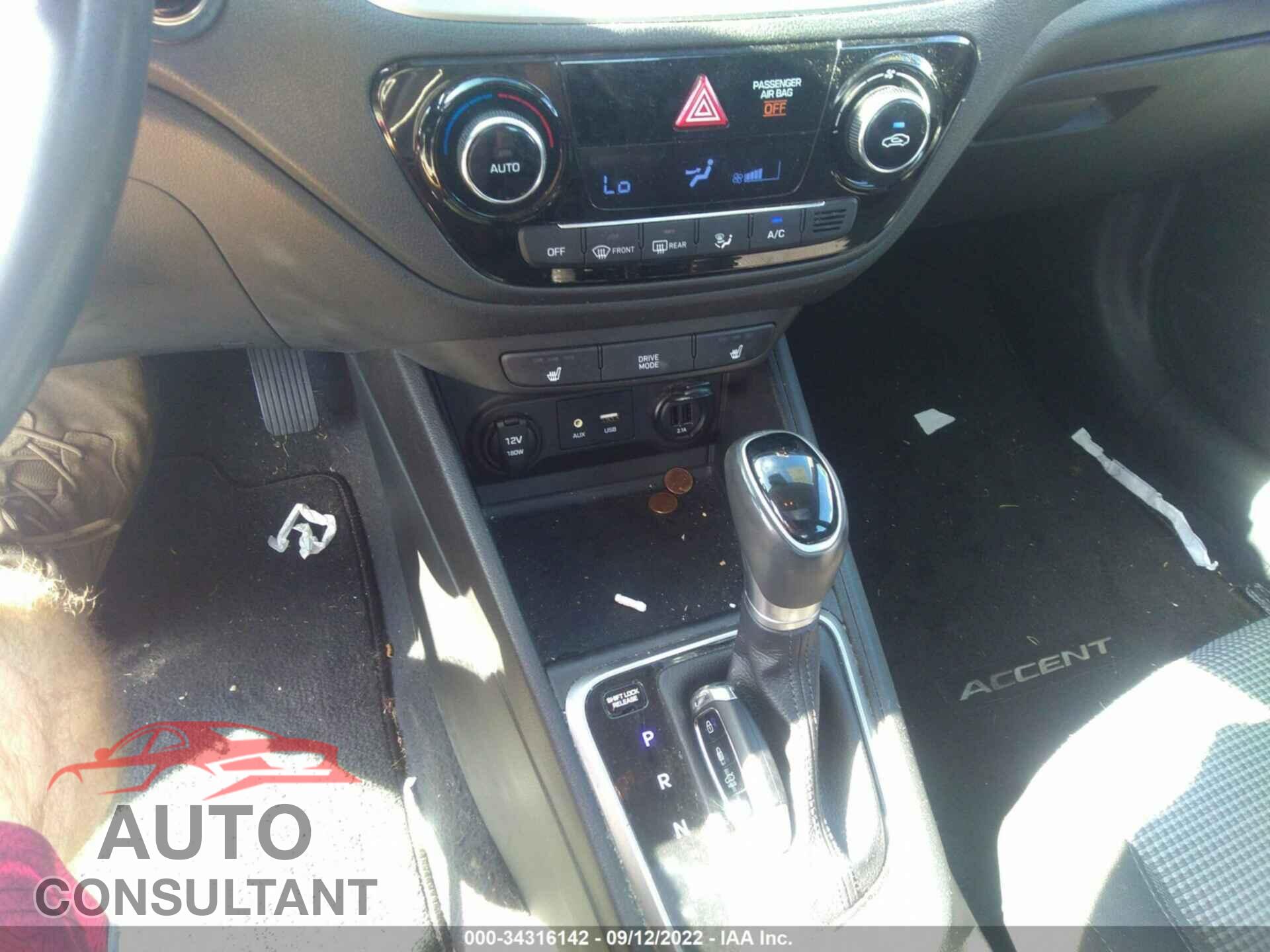 HYUNDAI ACCENT 2019 - 3KPC34A36KE052442