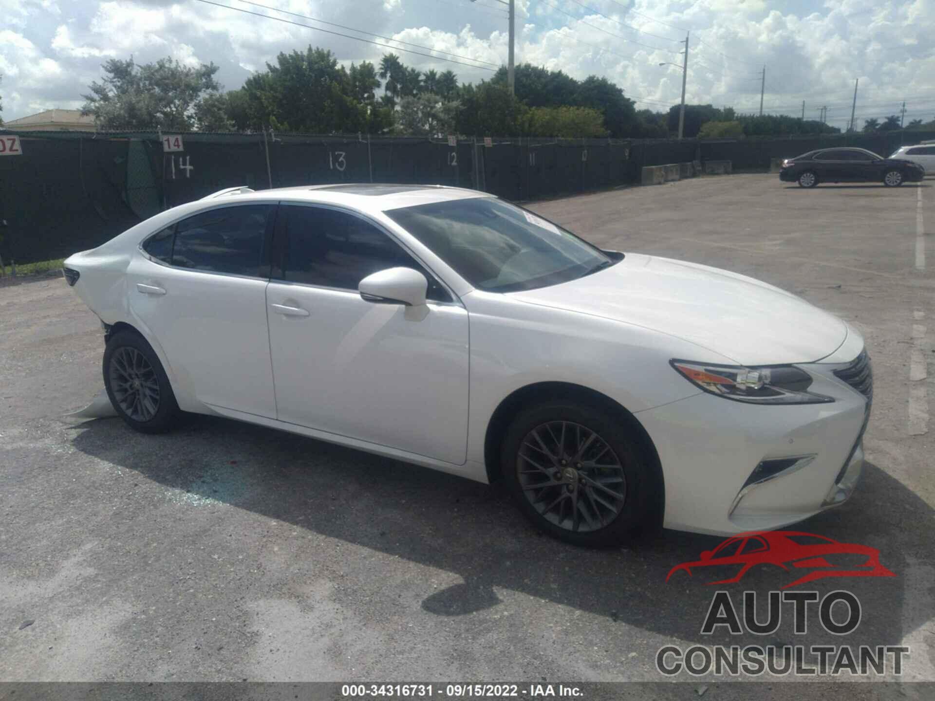 LEXUS ES 2018 - 58ABK1GGXJU114999