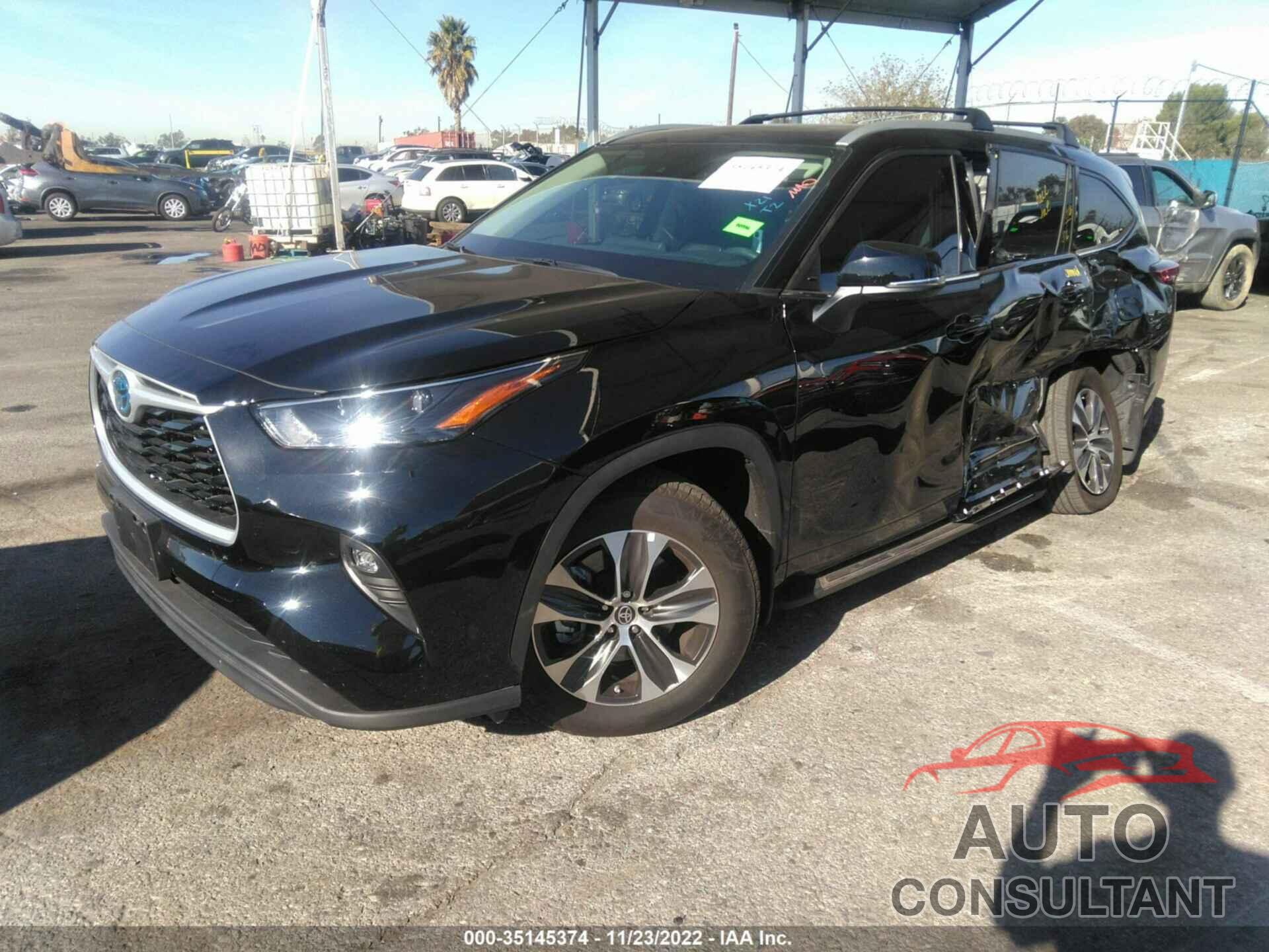TOYOTA HIGHLANDER 2022 - 5TDHARAH0NS510975