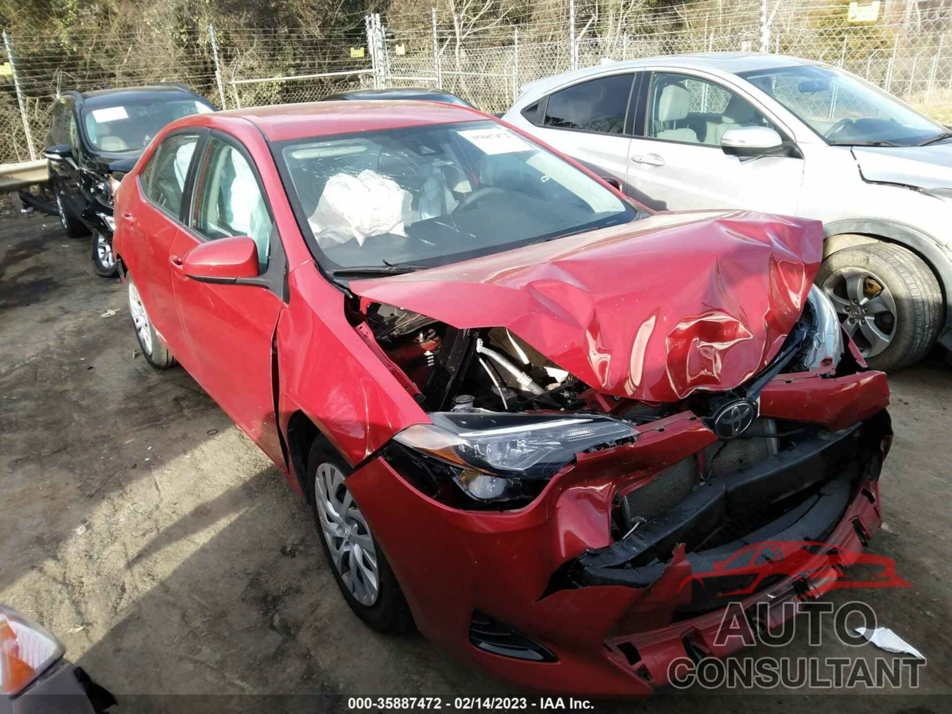 TOYOTA COROLLA 2018 - 2T1BURHE3JC966979