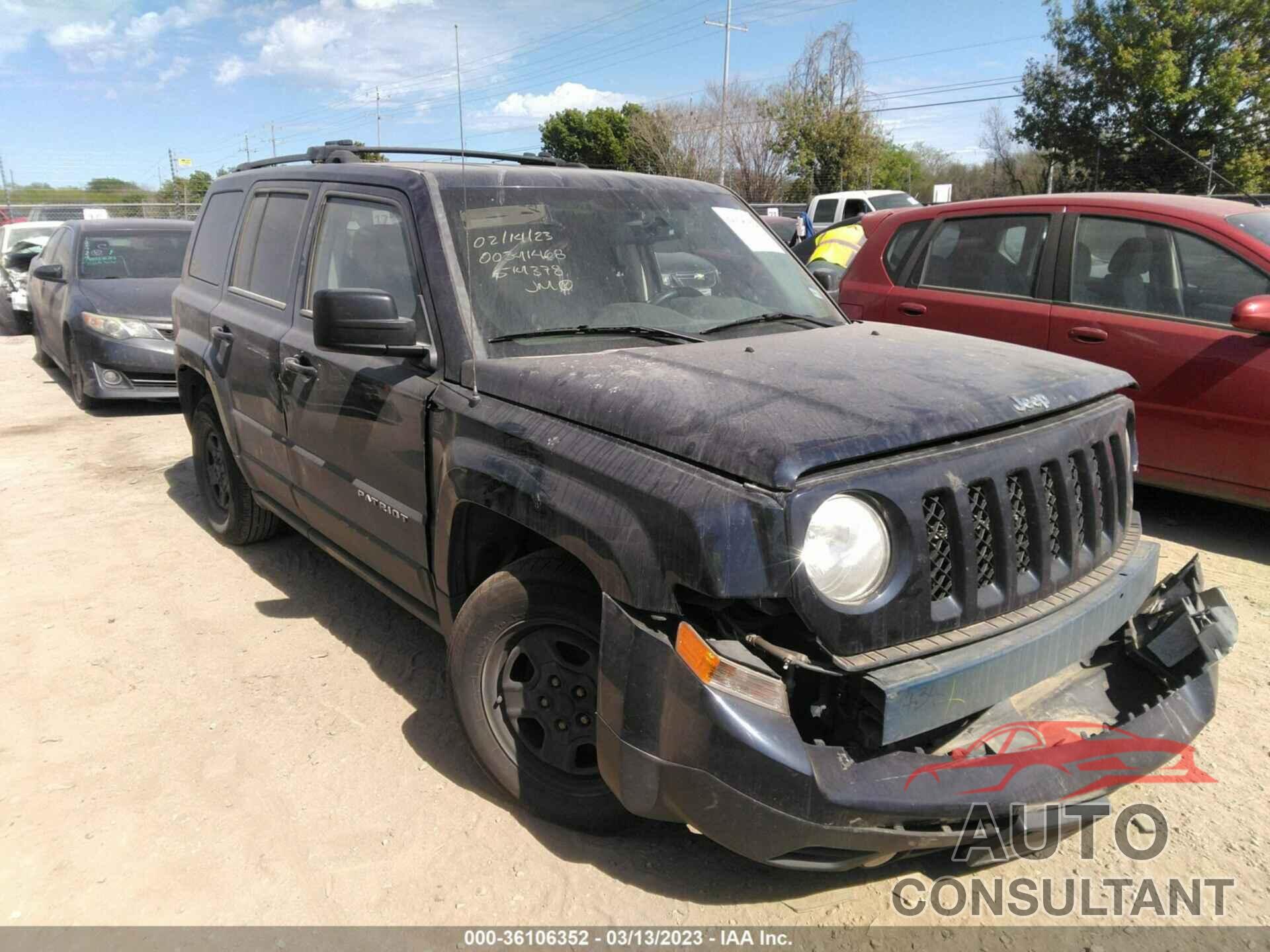 JEEP PATRIOT 2016 - 1C4NJPBA3GD514378