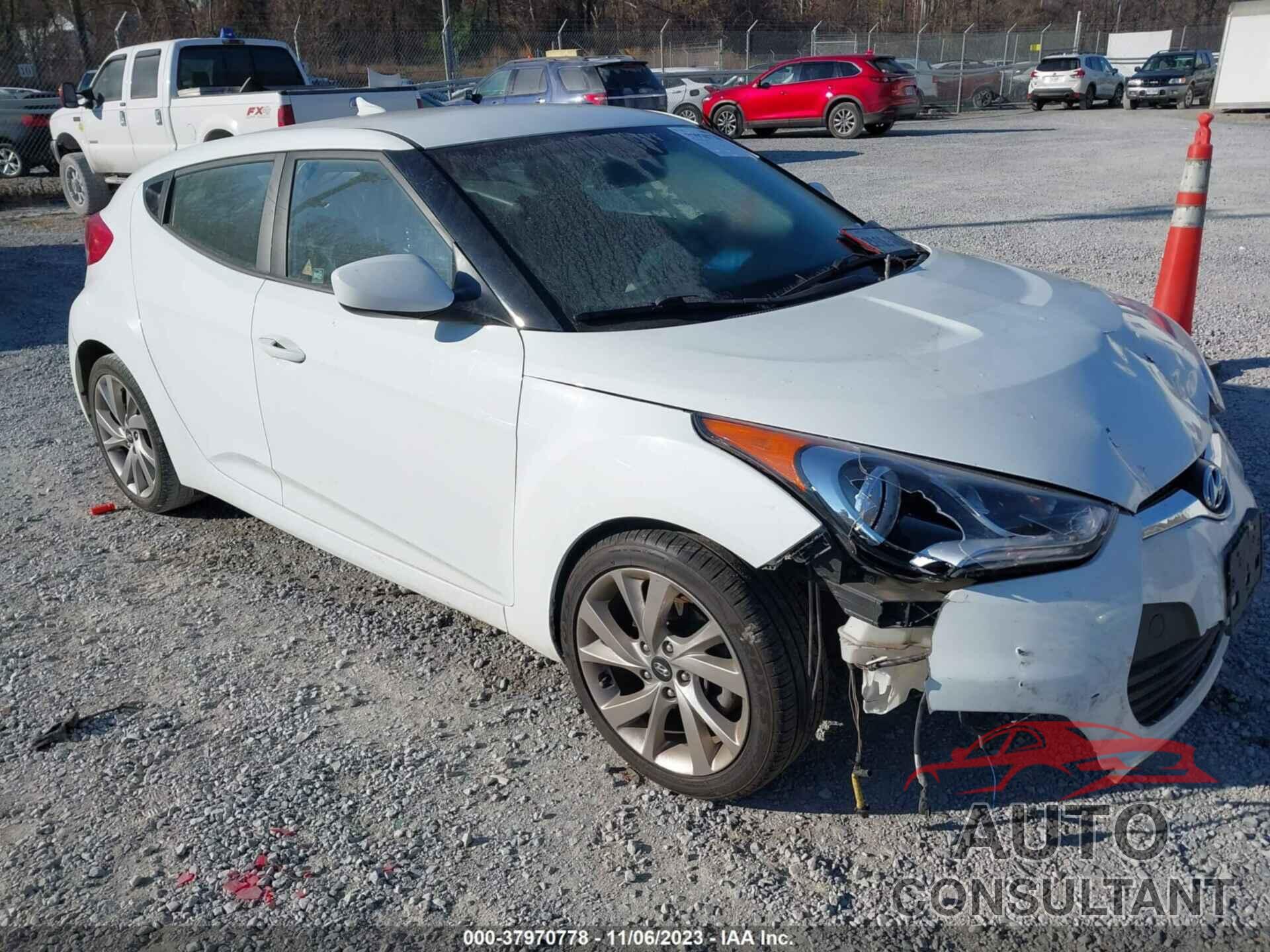 HYUNDAI VELOSTER 2017 - KMHTC6AD8HU306257