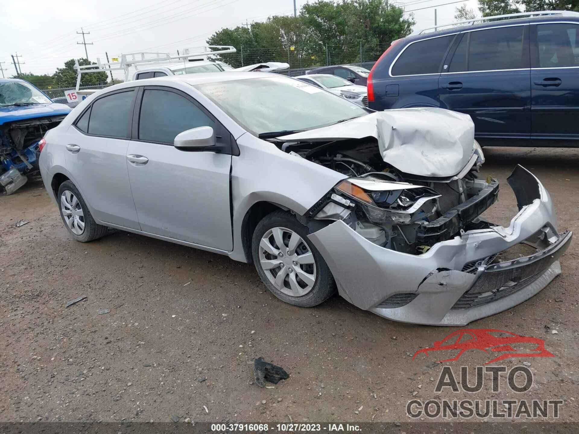 TOYOTA COROLLA 2016 - 5YFBURHE2GP476896