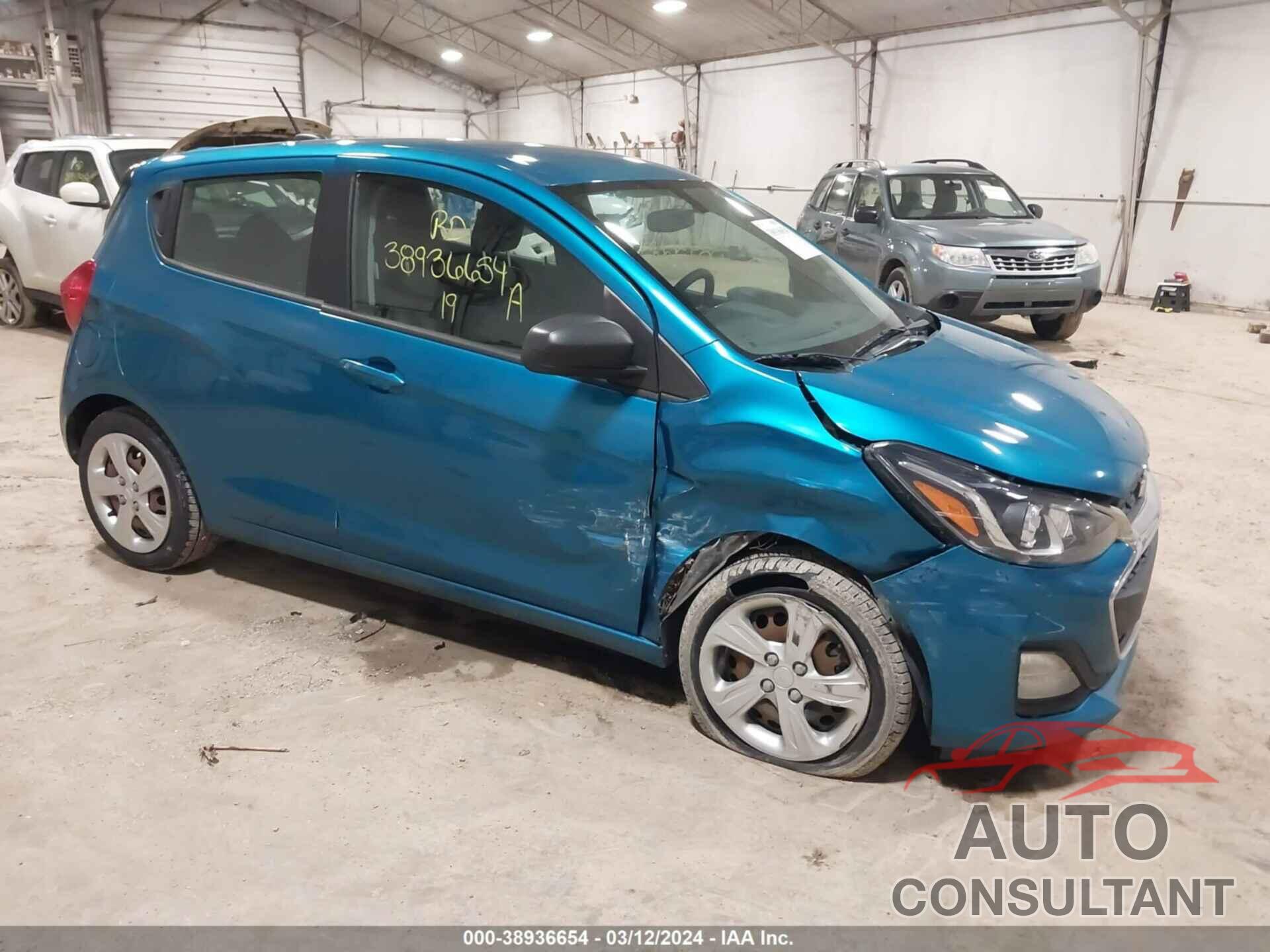 CHEVROLET SPARK 2019 - KL8CB6SA9KC705910