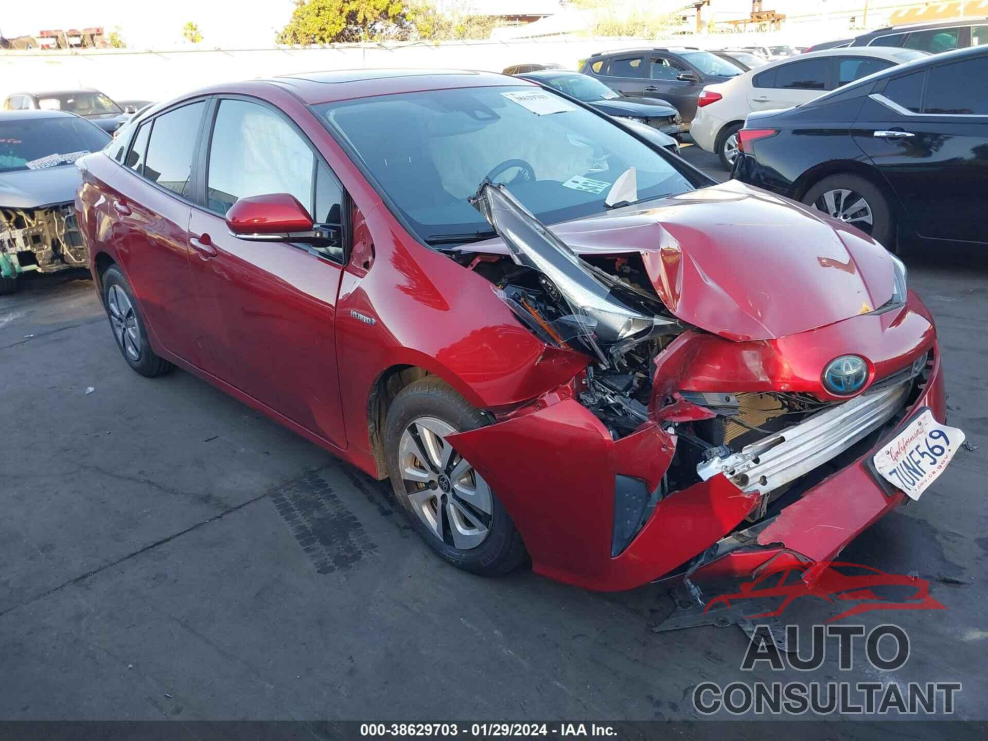 TOYOTA PRIUS 2016 - JTDKARFU1G3523458