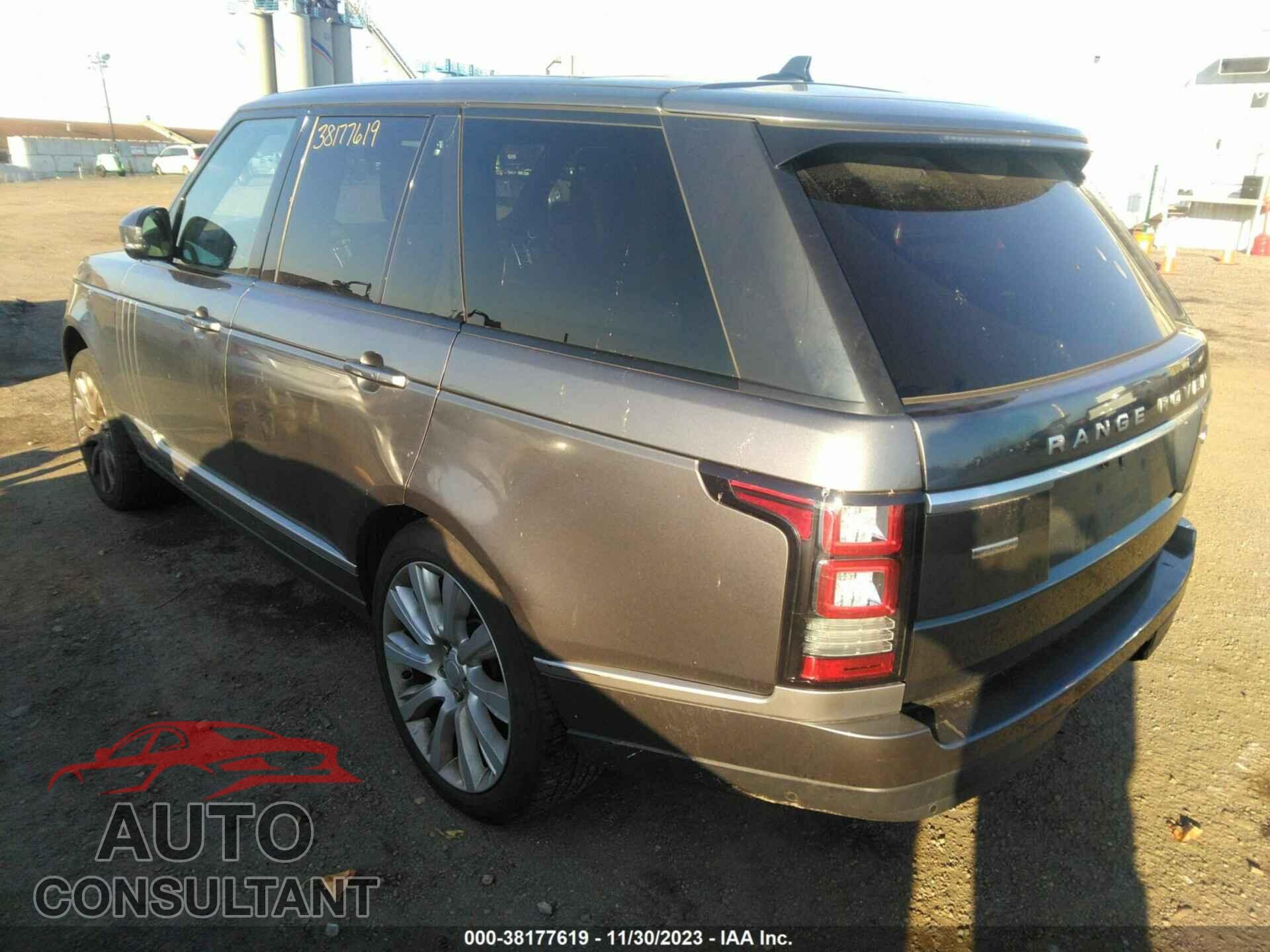 LAND ROVER RANGE ROVER 2016 - SALGS2EF3GA270788