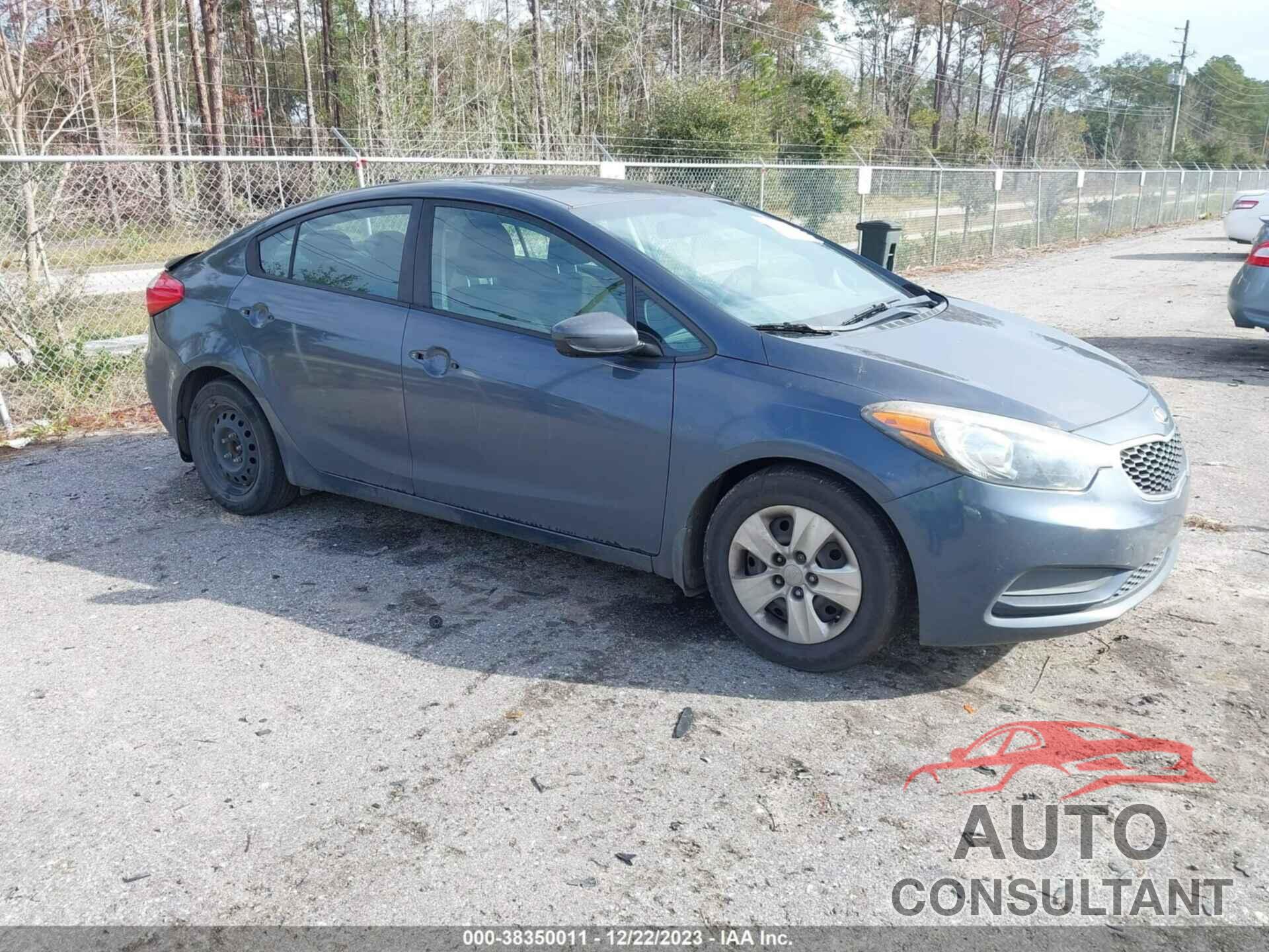 KIA FORTE 2016 - KNAFK4A60G5609209