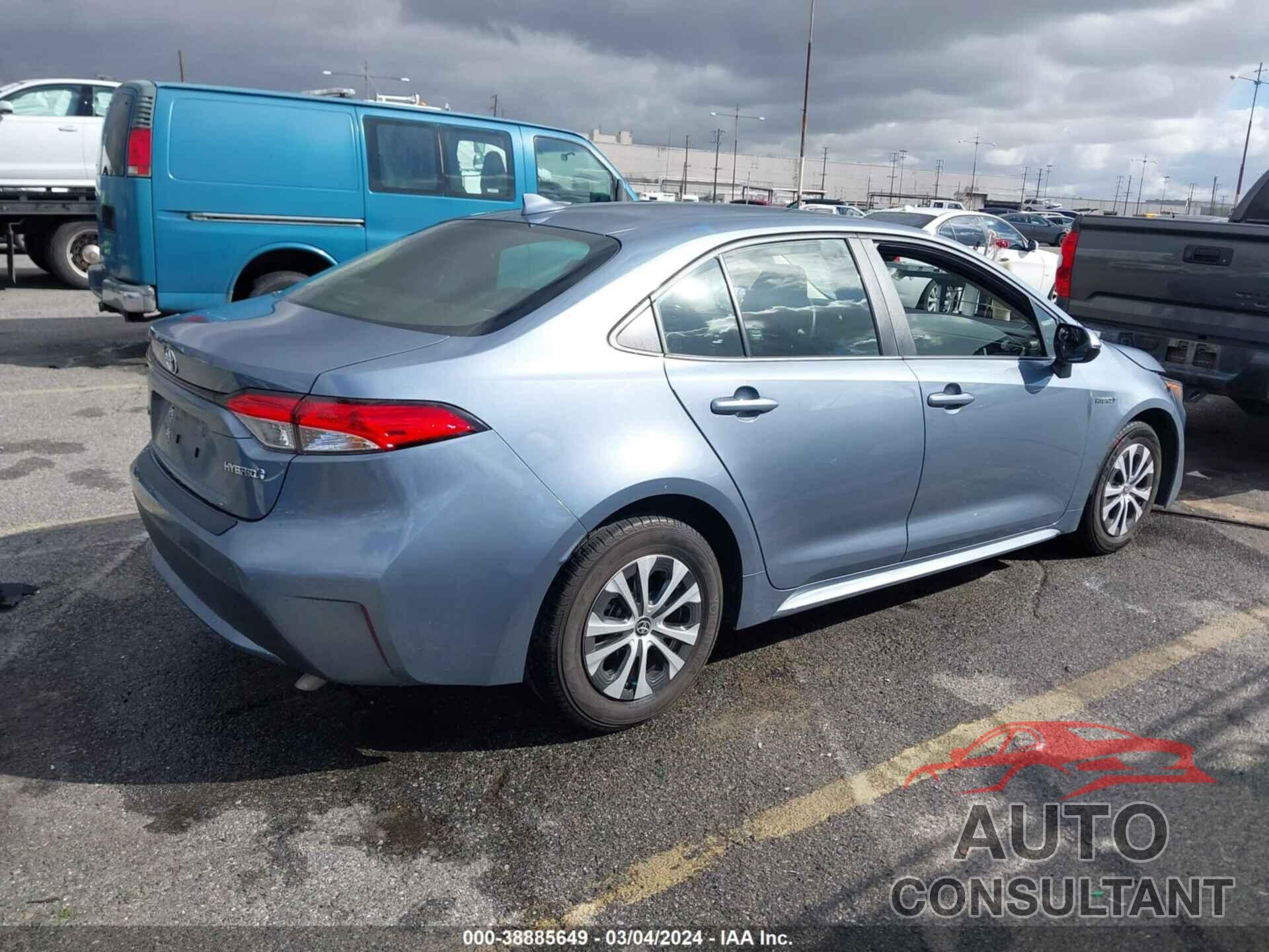 TOYOTA COROLLA 2021 - JTDEAMDE8MJ029407