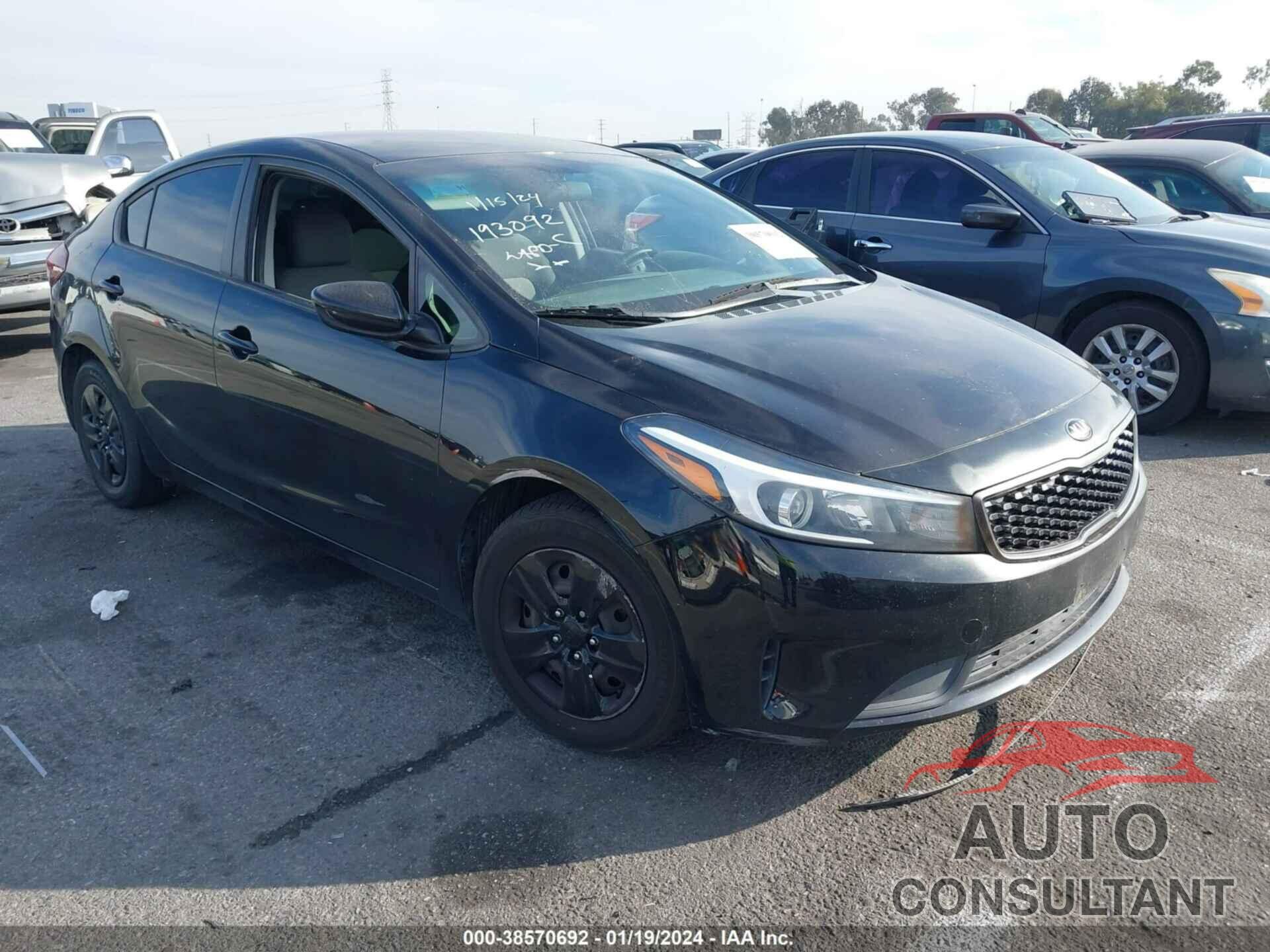 KIA FORTE 2017 - 3KPFK4A77HE029246