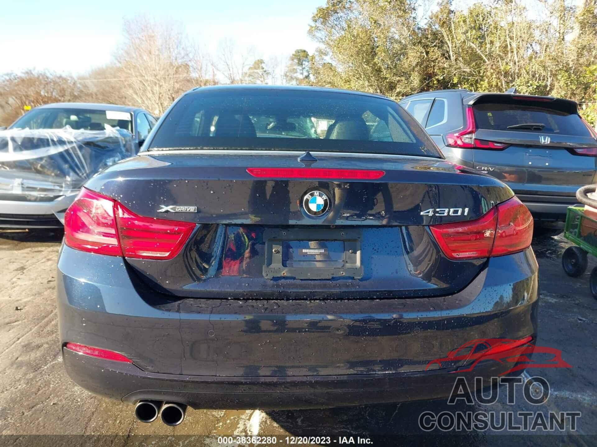 BMW 430I 2018 - WBA4Z3C59JEC48137