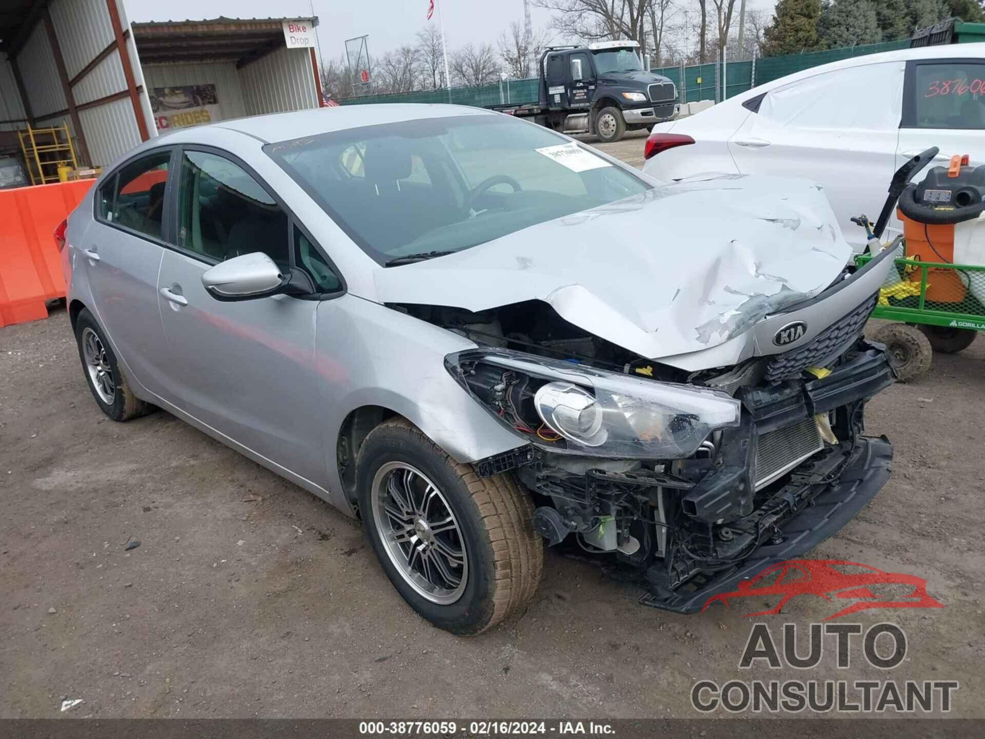 KIA FORTE 2016 - KNAFK4A64G5571547