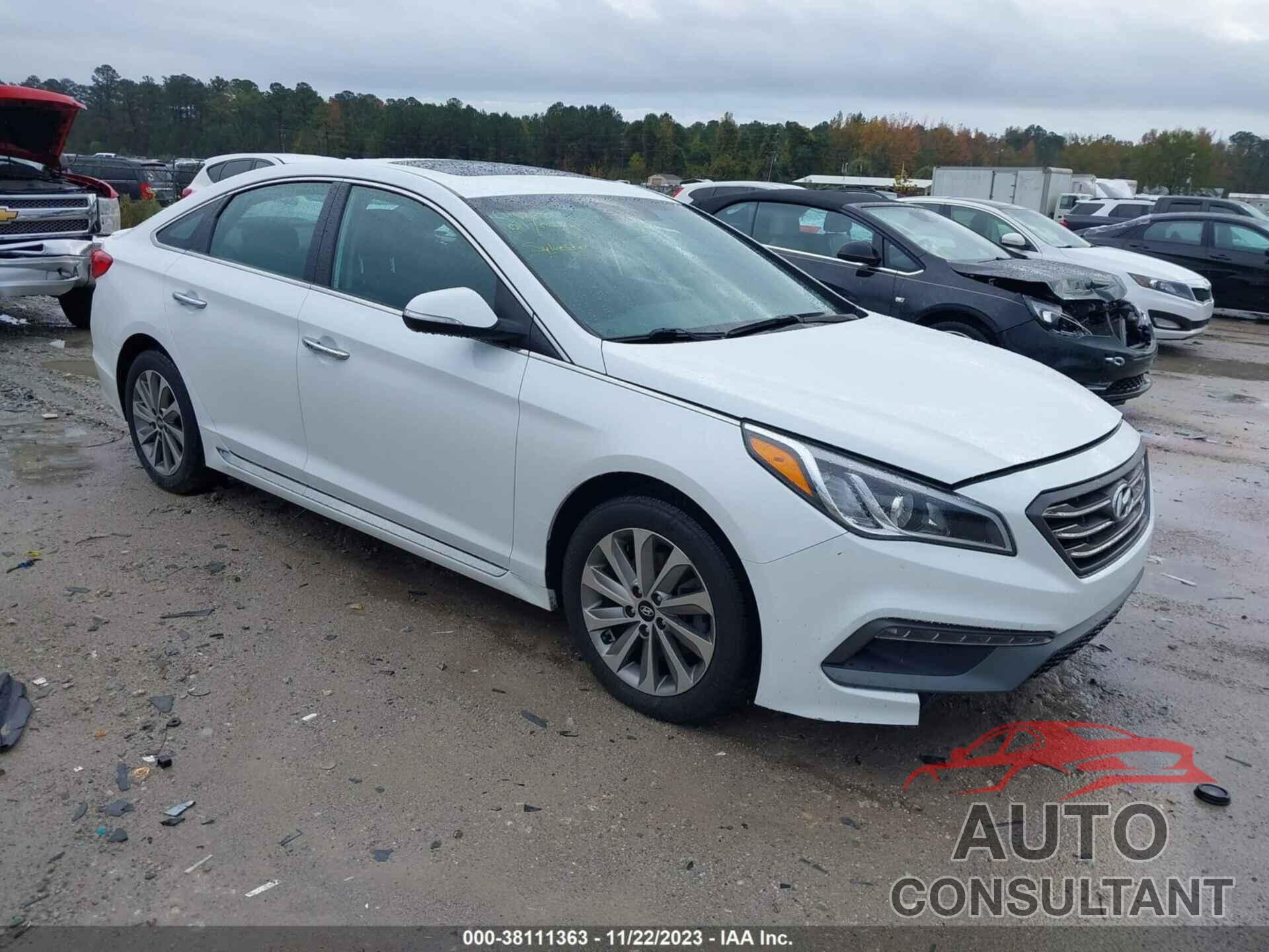 HYUNDAI SONATA 2017 - 5NPE34AF3HH443071