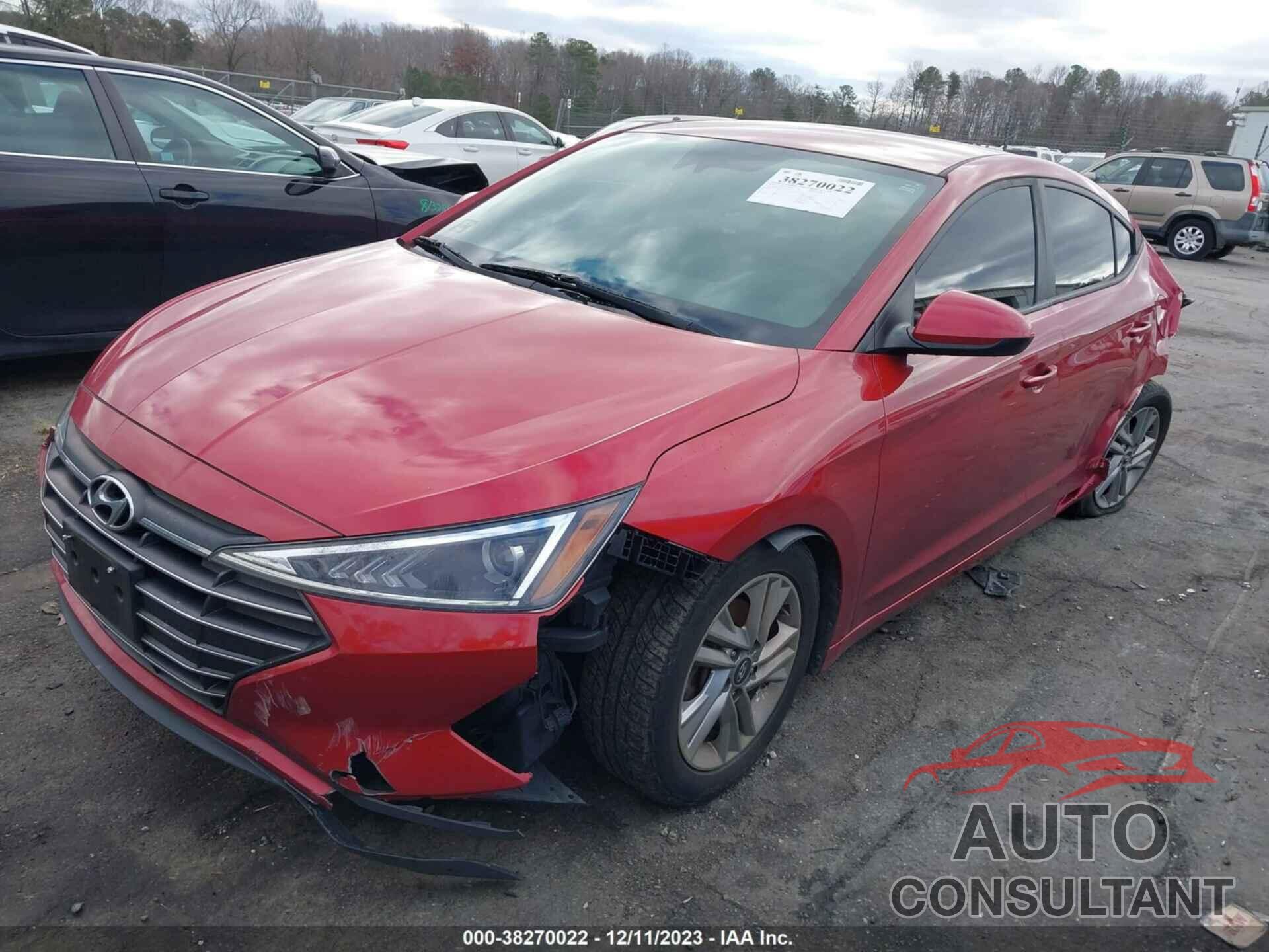 HYUNDAI ELANTRA 2020 - 5NPD84LF4LH541464