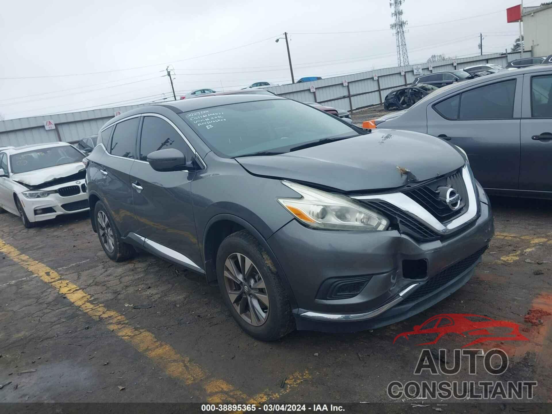 NISSAN MURANO 2016 - 5N1AZ2MG4GN152286