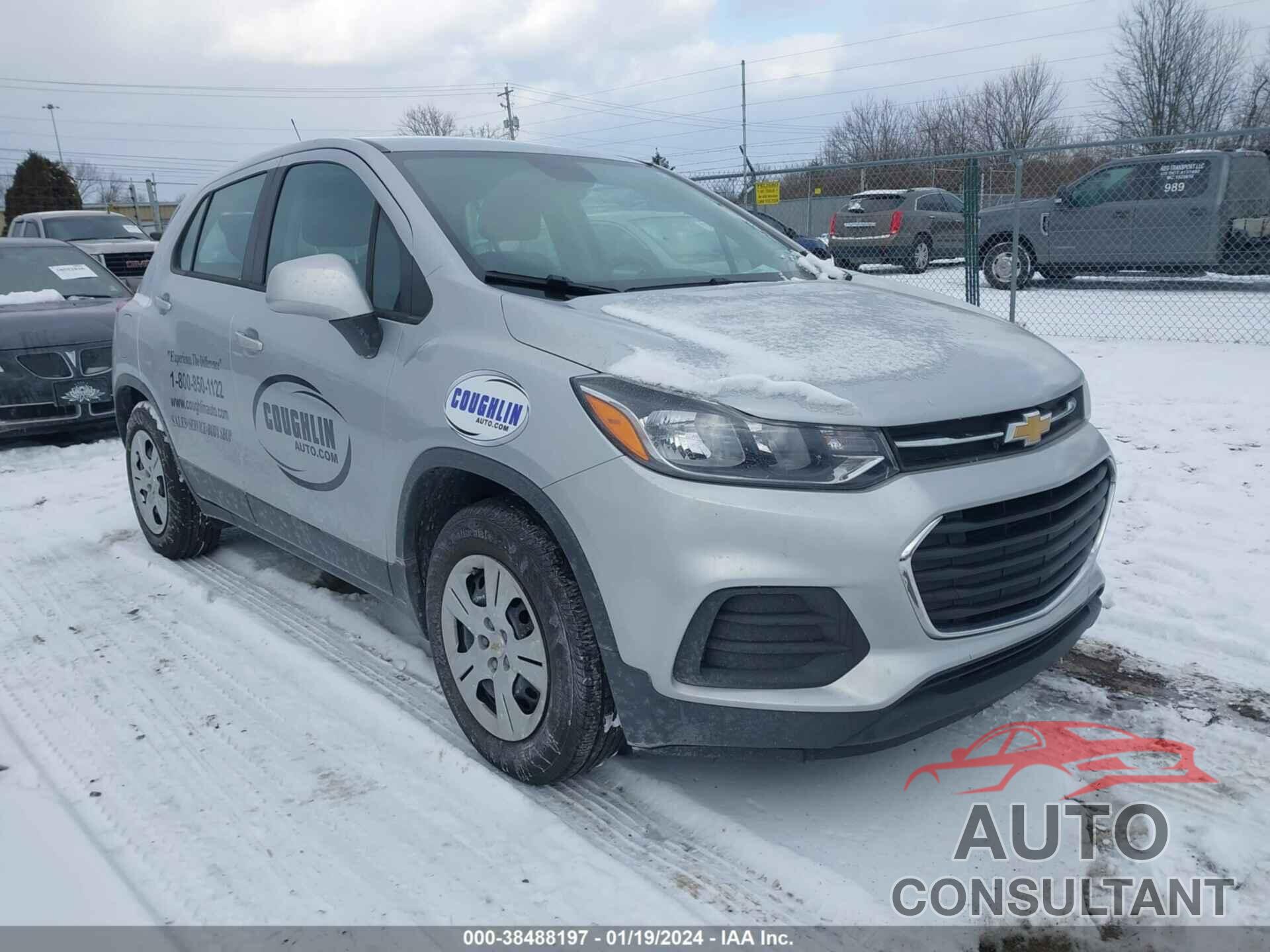 CHEVROLET TRAX 2017 - 3GNCJKSB7HL272877