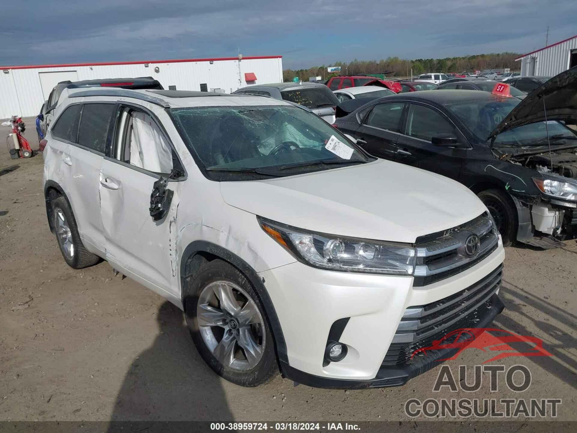 TOYOTA HIGHLANDER 2019 - 5TDDZRFH8KS981607