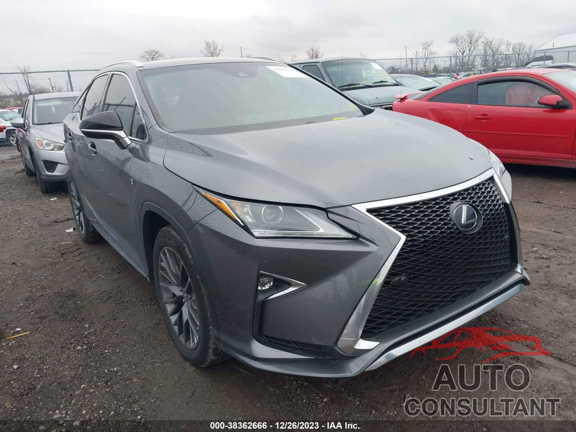 LEXUS RX 350 2019 - 2T2BZMCA6KC205160