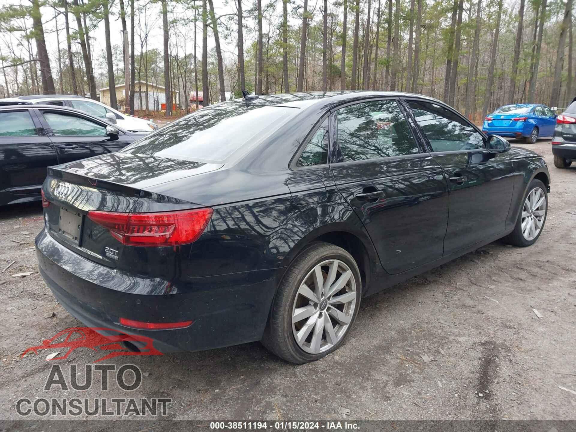 AUDI A4 2017 - WAUANAF41HN018752
